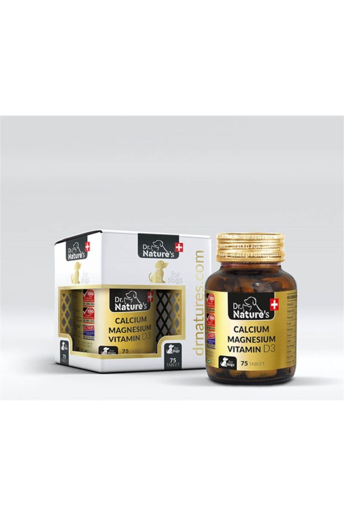 Dr. Nature's Calcium Magnezyum (köpekler Için Kalsiyum Eklem Destekleyici Besin Takviyesi) 75 Tablet