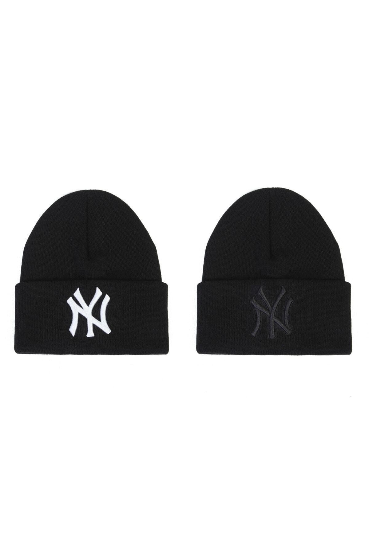 Moda Kızı Butik Ny New York Siyah Bere Ikili Set Unisex Bere2set