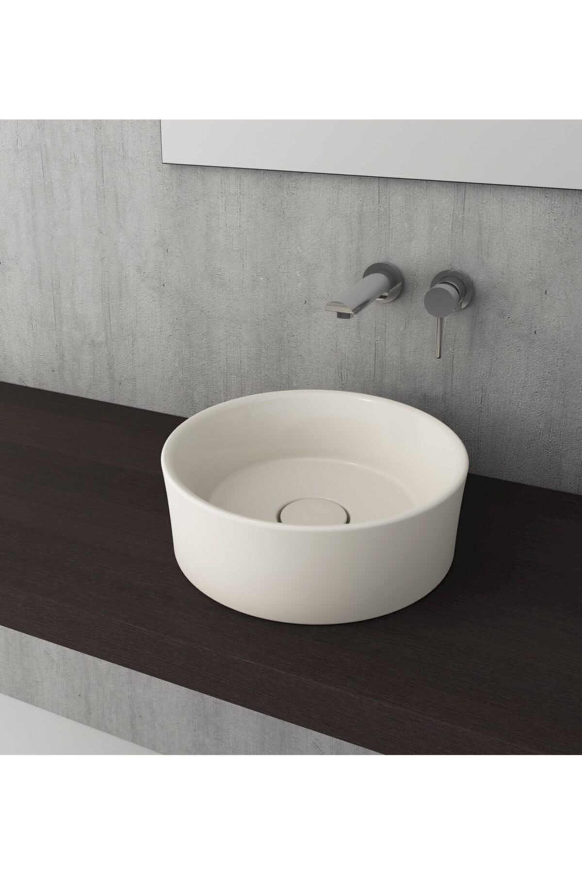 Bocchi Vessel Yuv.çanak Lav. 38 Cm - Parlak Bisküvi