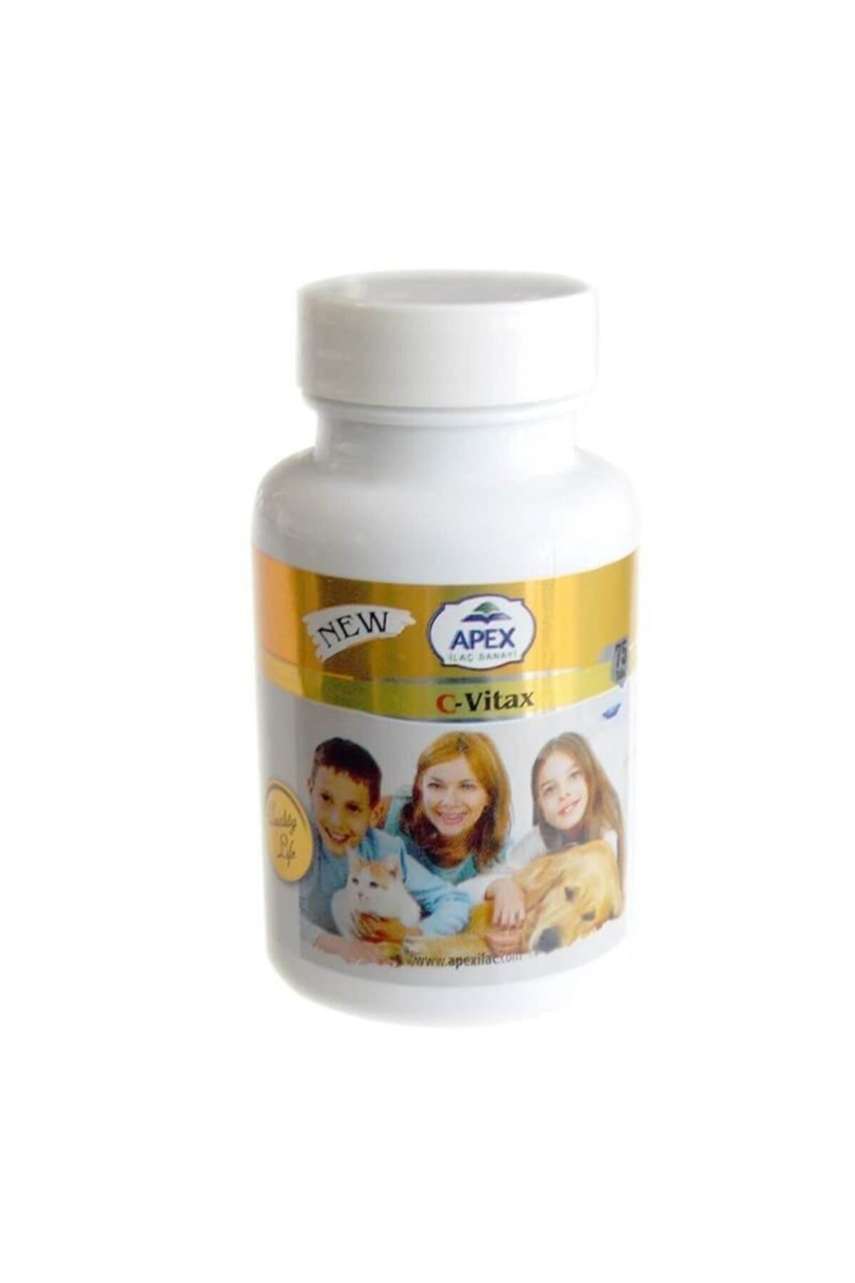 Alpa Store Köpekler Için C Vitamini - Antioksidan C-vitax Tablet 75 Adet