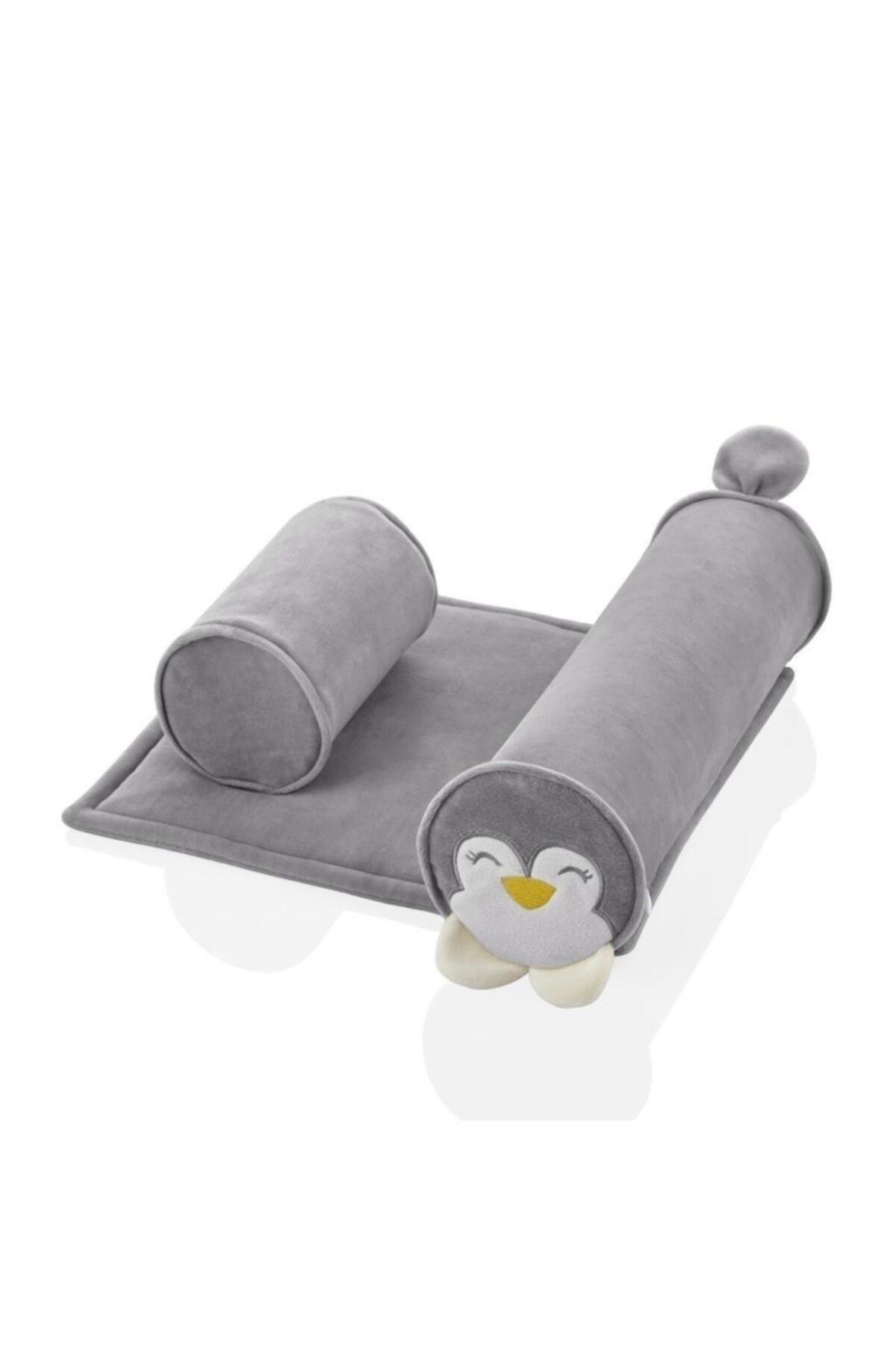 Babyjem Güvenli Uyku Yastığı 679 Gri Penguen