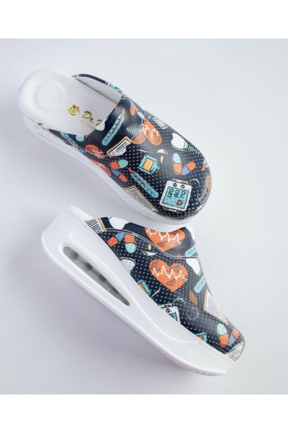 Dr. Mitra Lacivert Kalp Ritimli Air Max Sabo Terlik