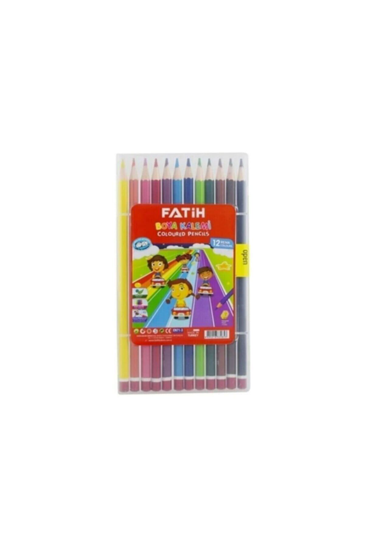 Fatih Çantalı Jumbo 12 Renk Kuruboya