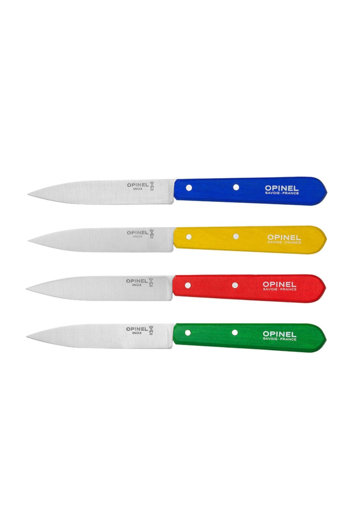 Opinel Op-001233 N°112 Klasik Renkler Soyma Bıçak Seti 4lü