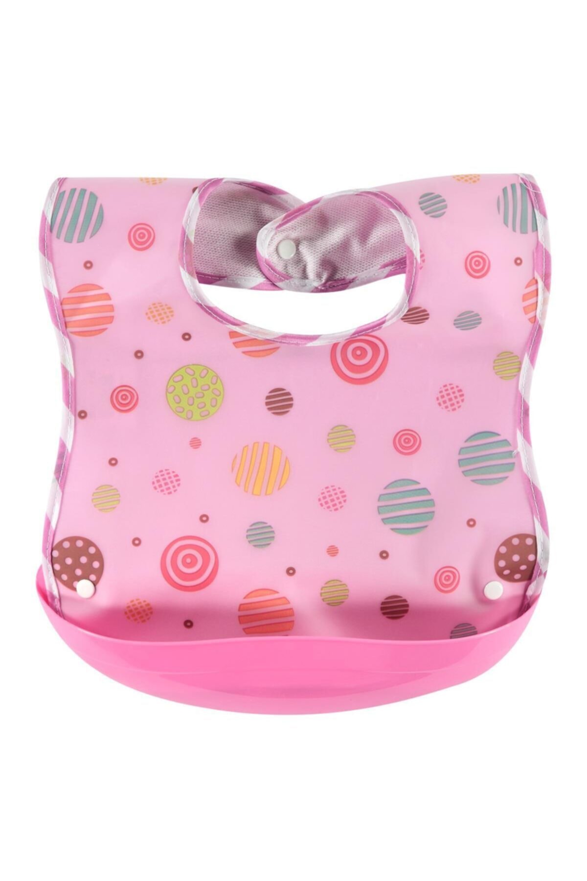 Kujju Plastik Hazneli Mama Önlüğü Pembe