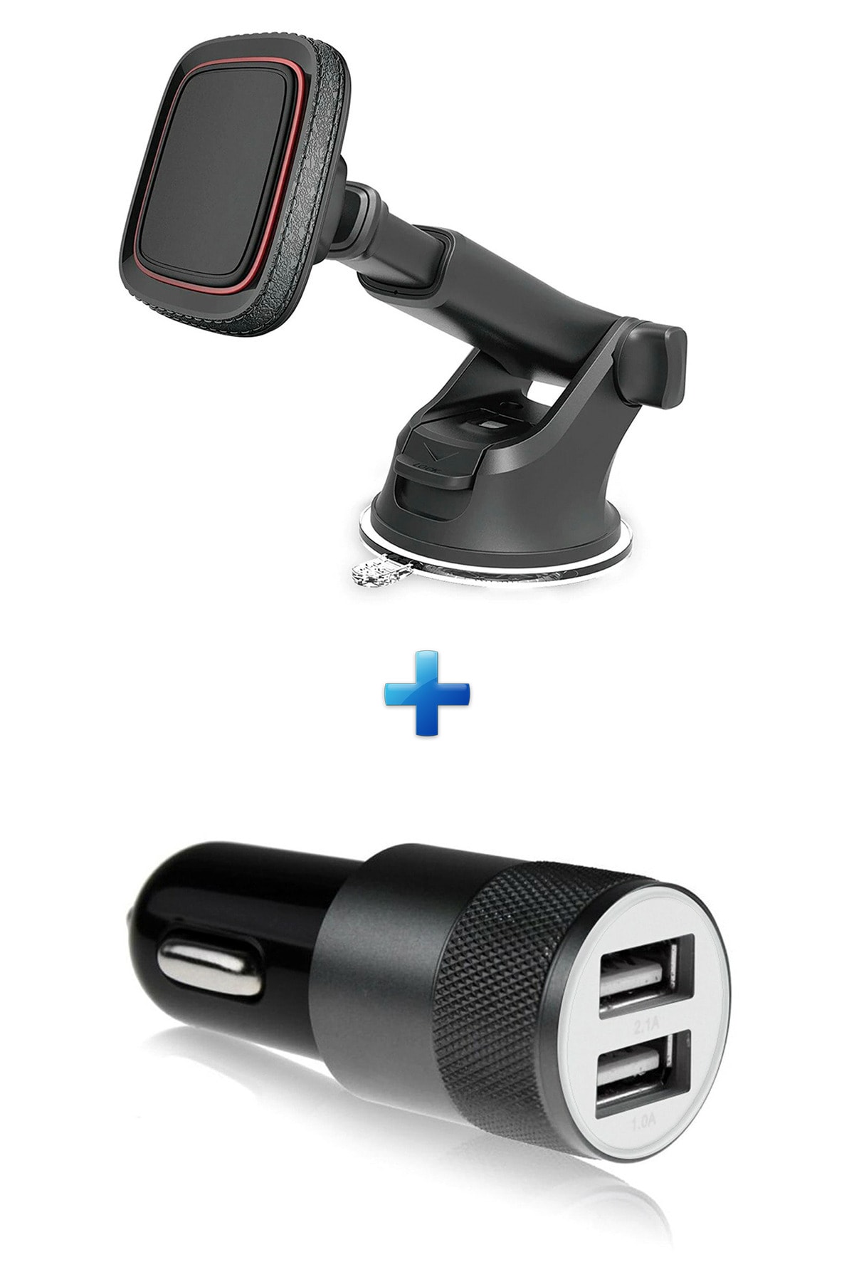 Mesear Pejo 308 Sedan Araç Içi Aksesuar Seti Vantuzlu Telefon Tutucu Ve Oto Çakmaklık Şarj Aleti Soketi