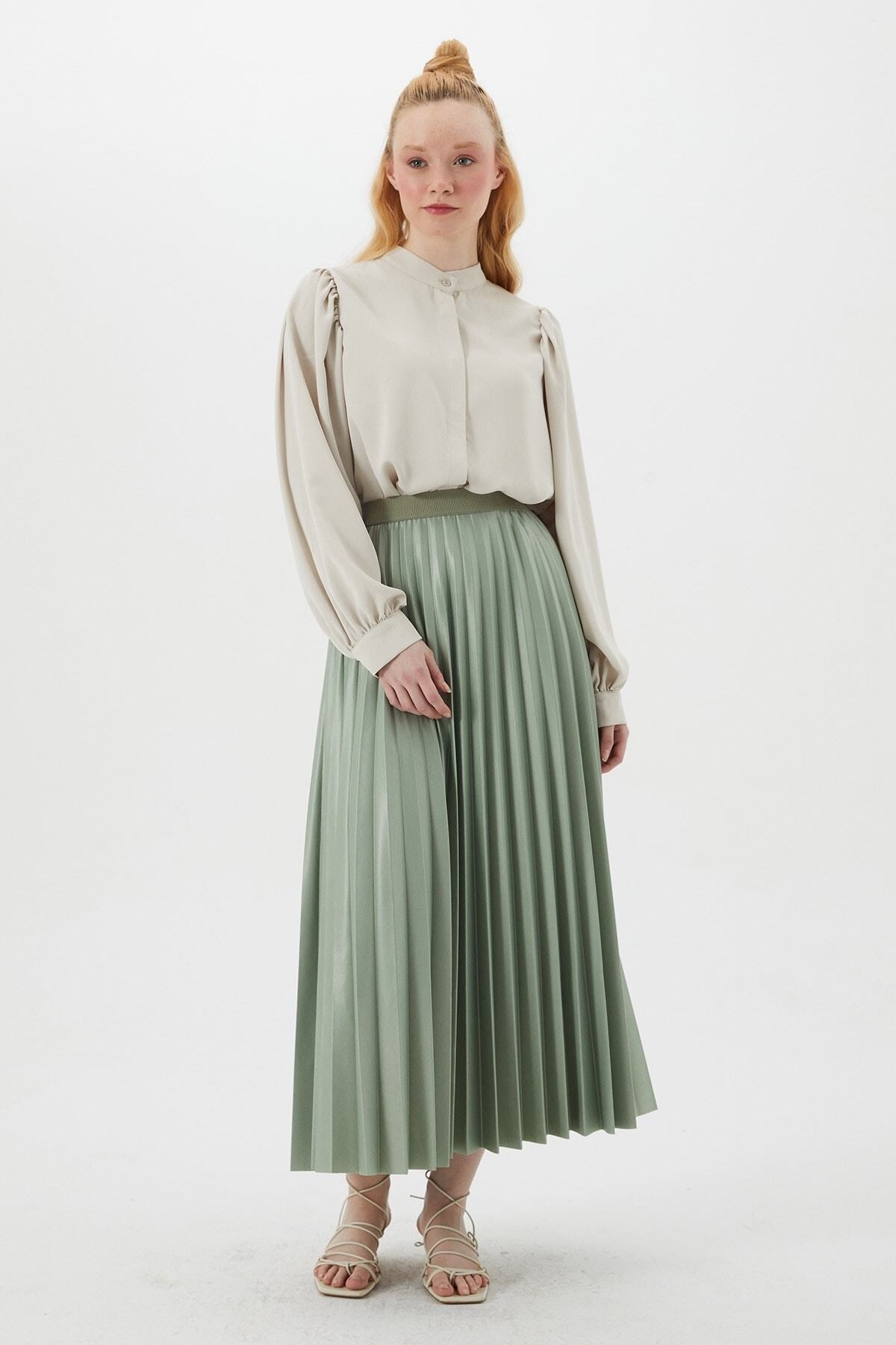 HOOPS Hooops Amor Piliseli Etek - Çağla Yeşili