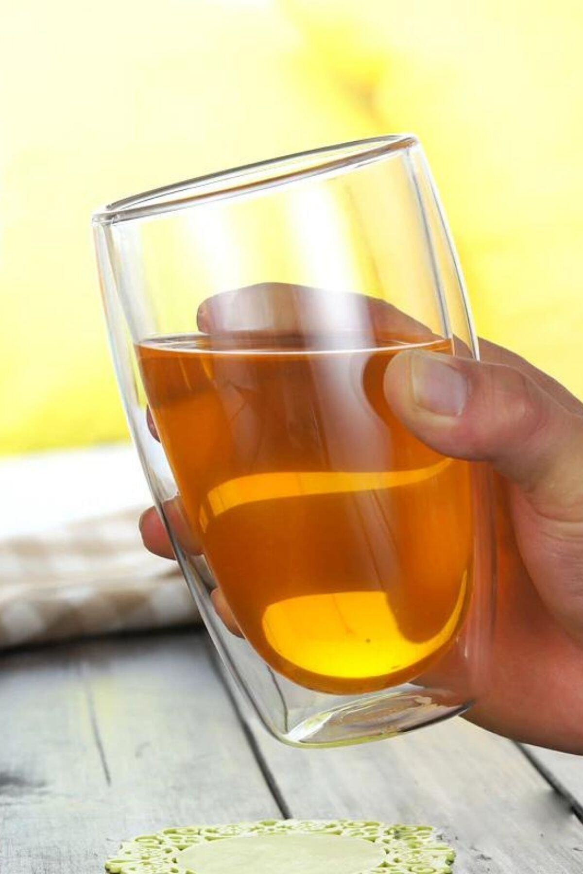 incili home Çift Cidarlı Bardak Seti 2'li 450 ml