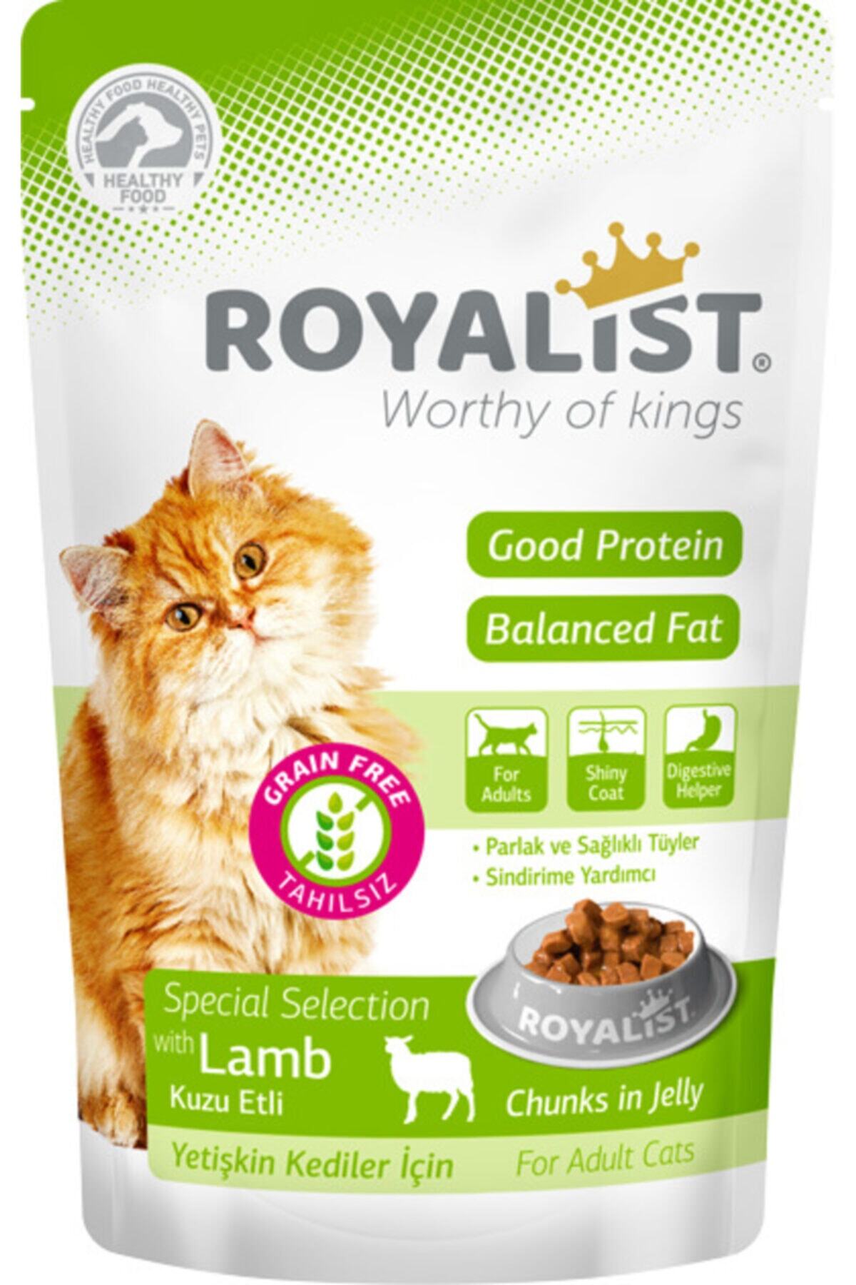 Royalist Kediler İçin Kuzu Etli Jel Ödül Maması