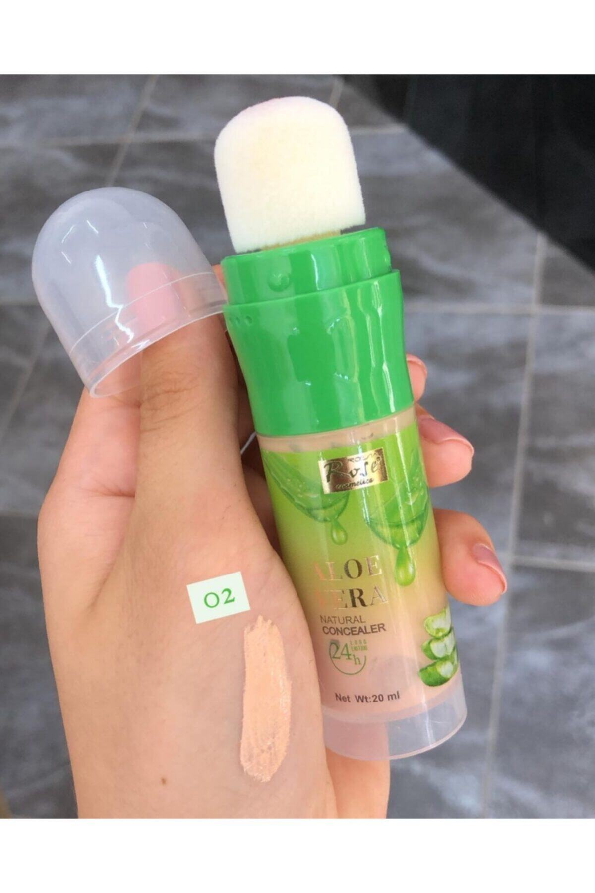 AİLY COSMETİCS Aloe Vera Özlü Süngerli Kapatıcı Orta Ton 20 Ml