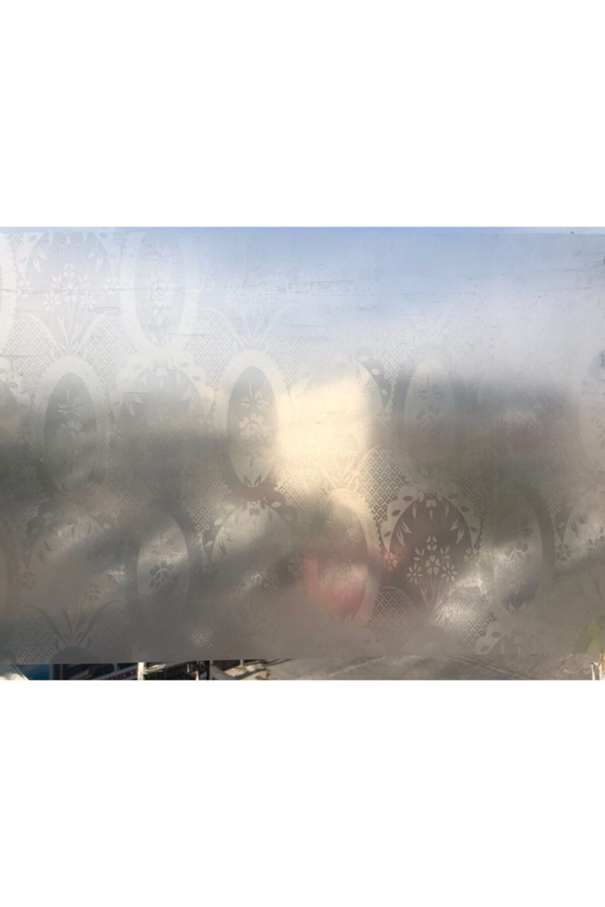 AldimGittiOnline Buzlu Cam Desenli Yapışkanlı Folyo
