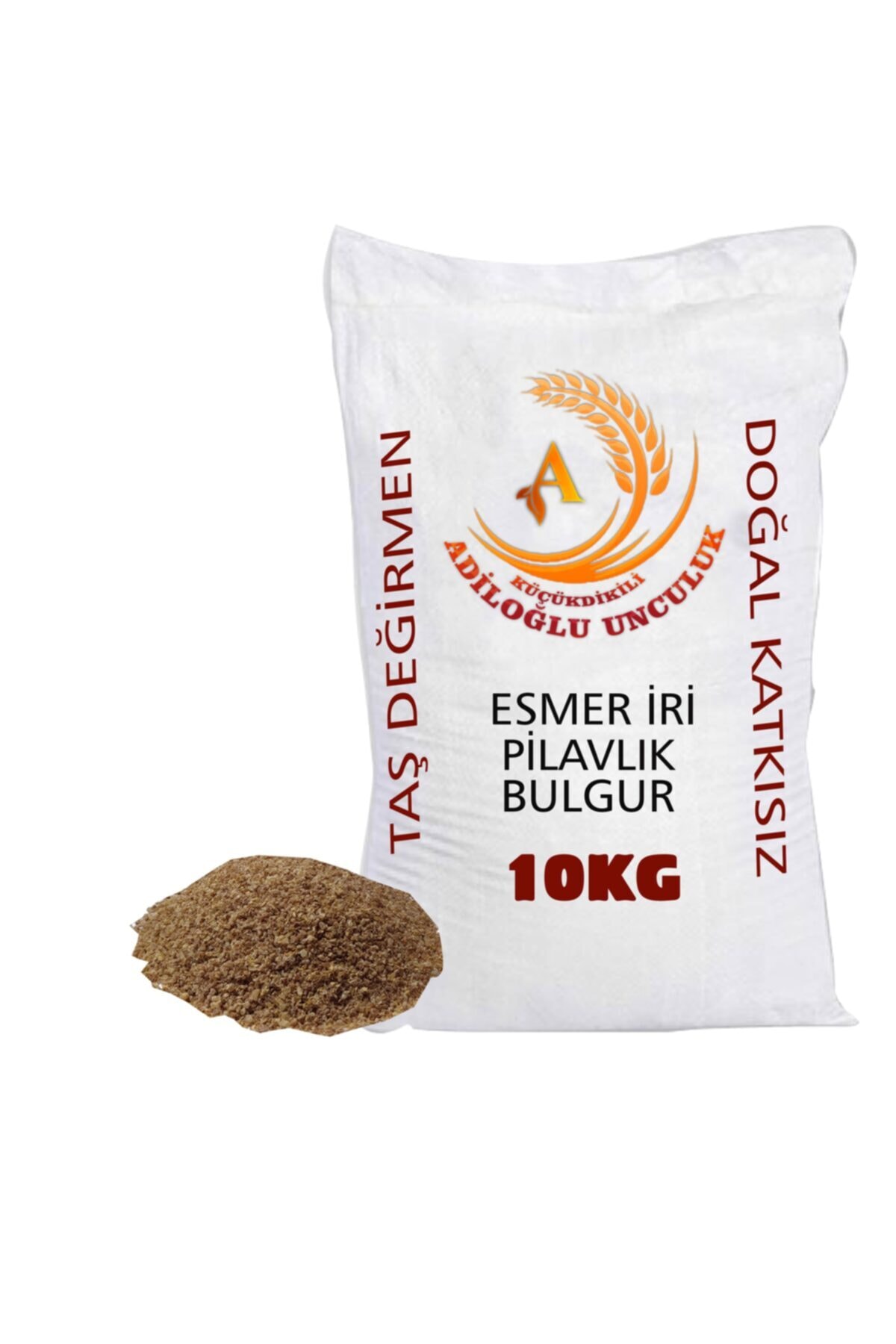 Küçükdikili Adiloğlu Unculuk Taş Değirmen Esmer (SİYAH) Pilavlık Bulgur 10kg