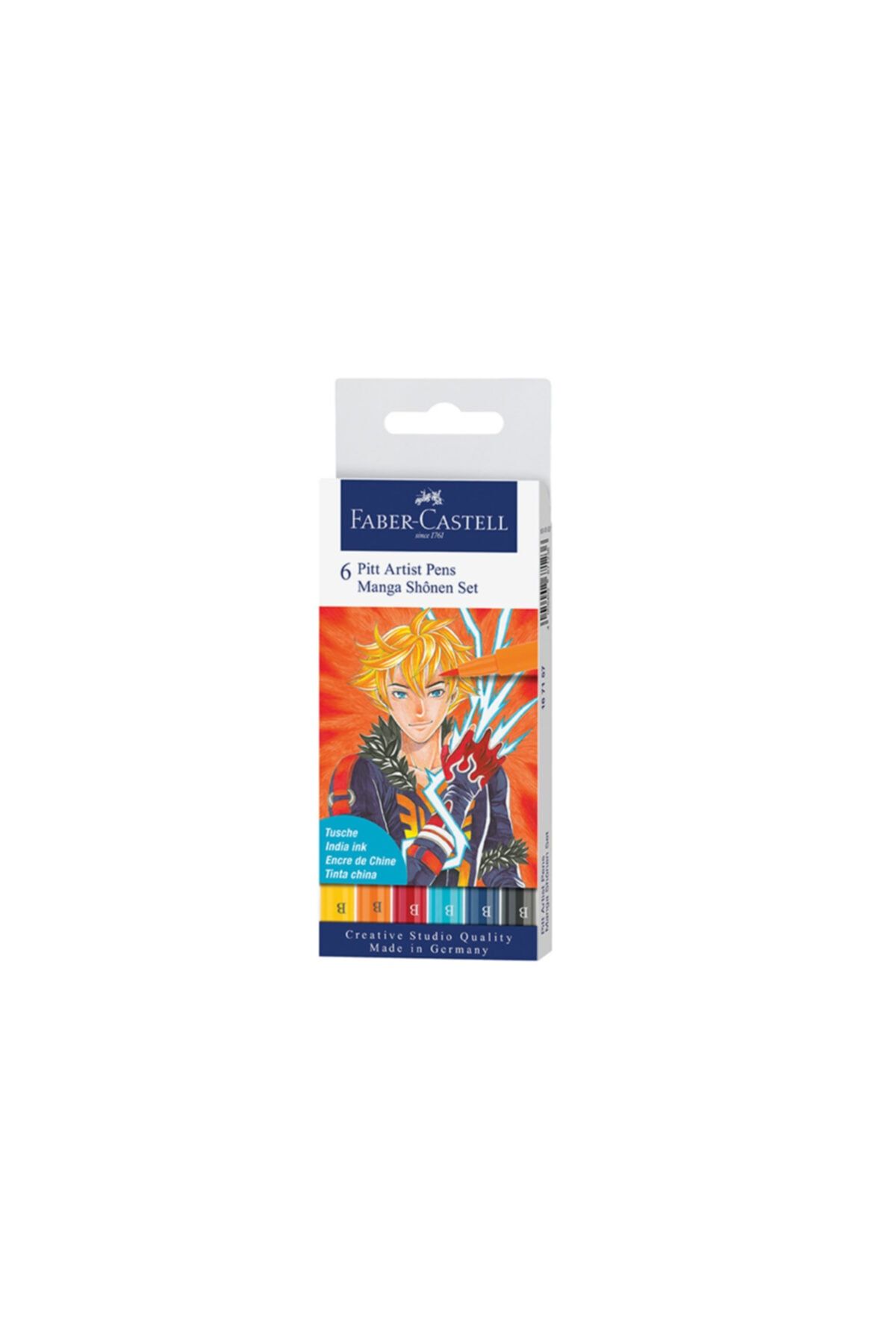 Faber Castell Pitt Artist Pen Manga 6'lı Set Çizim Kalemi Shône