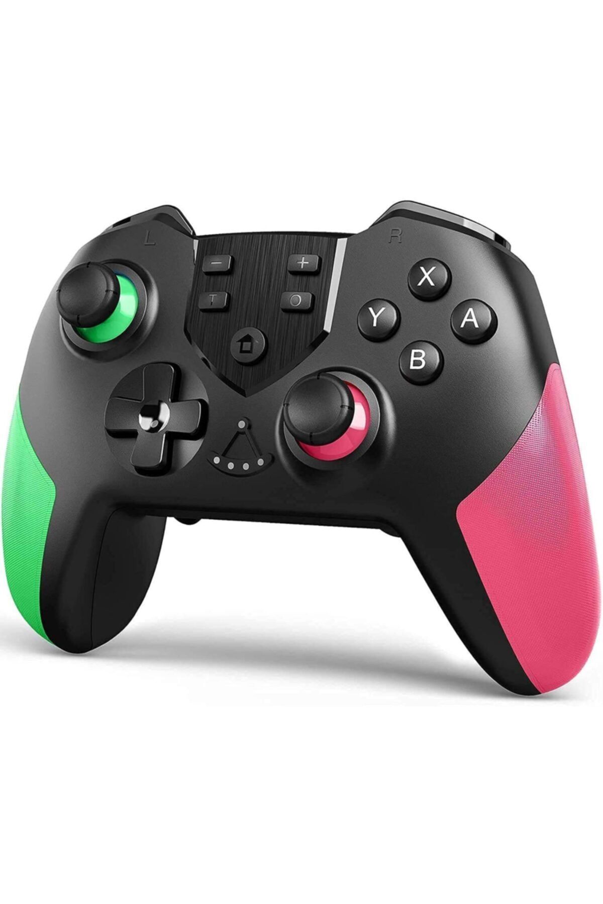 Gizala T23 Nintendo Switch Pro Controller Kablosuz Ekstra Tuşlu Neon Green Pink