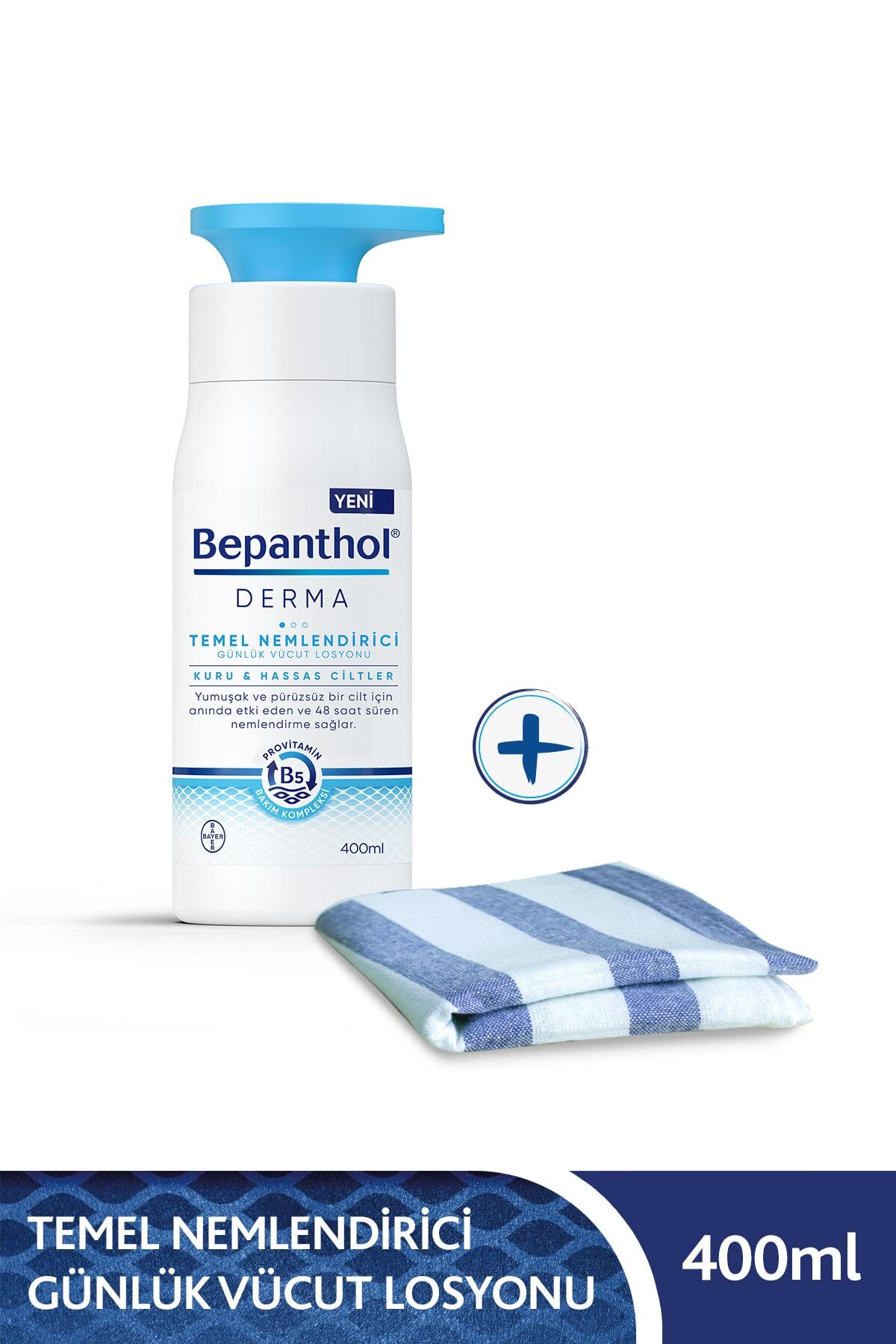 Bepanthol Derma Temel Nemlendirici Losyon 400 Ml + Peştamal