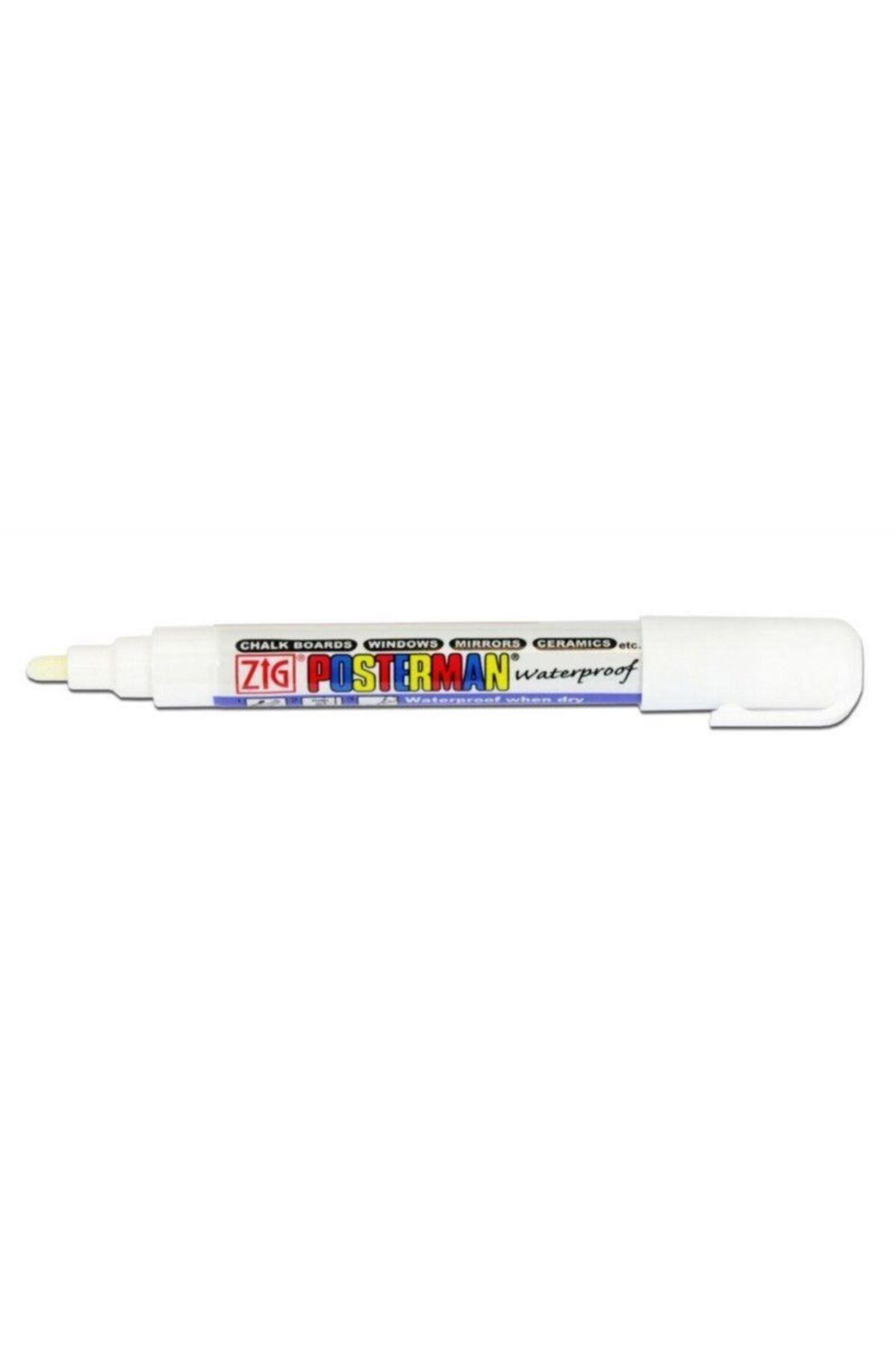 Zig Zıg Posterman Kalem Pma-30 2mm 000 Beyaz