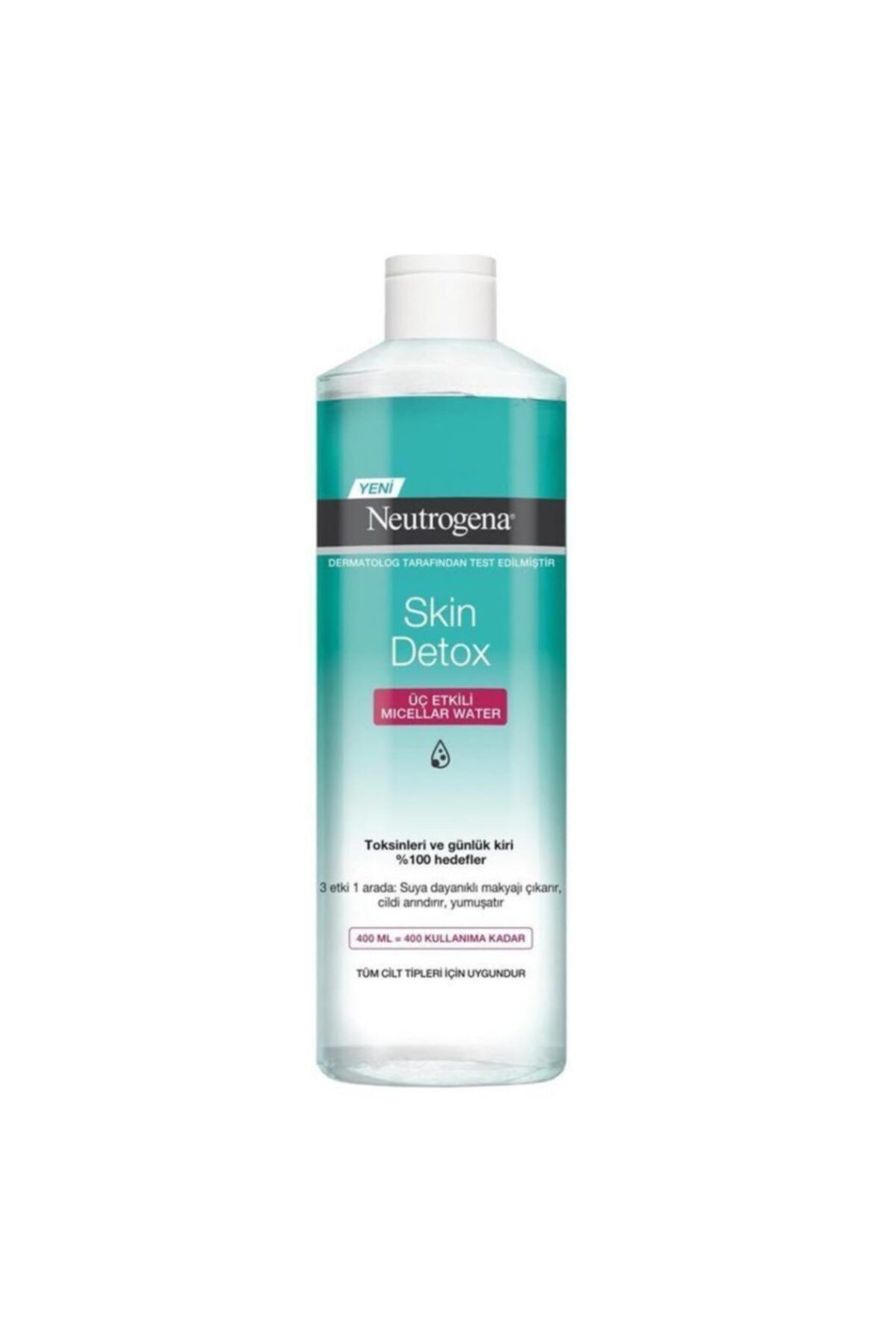 Neutrogena Skin Detox Üç Etkili Micellar Water Makyaj Temizleme Suyu 400ml