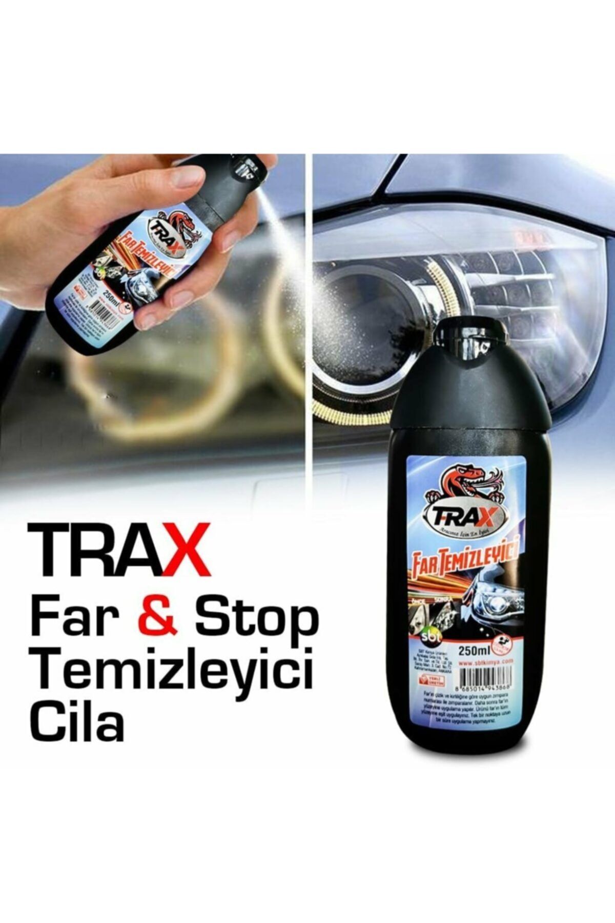 OEM Far Temizleyici Far Ve Saydam Plastik Temizleyici Çizik Giderici