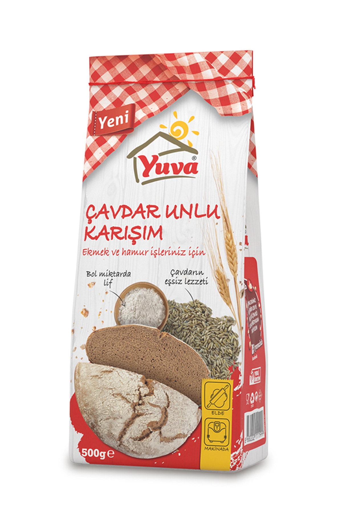 YUVA Çavdar Unlu Karışım 500 Gr