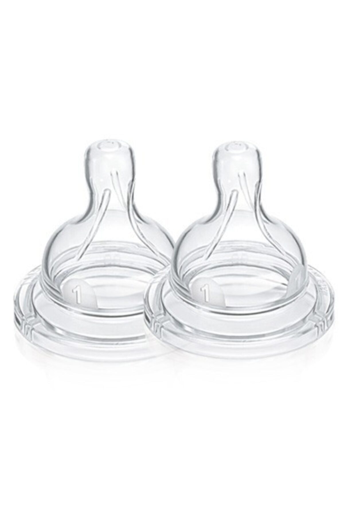 Philips Avent Avent Biberon Emziği Silikon ( +0 Ay) No:1 2`li