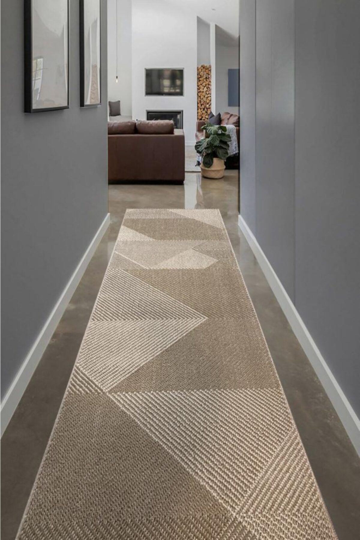 Halilarburda Eko Halı Modern Kilim Yolluk Soho Sh 08 Bej