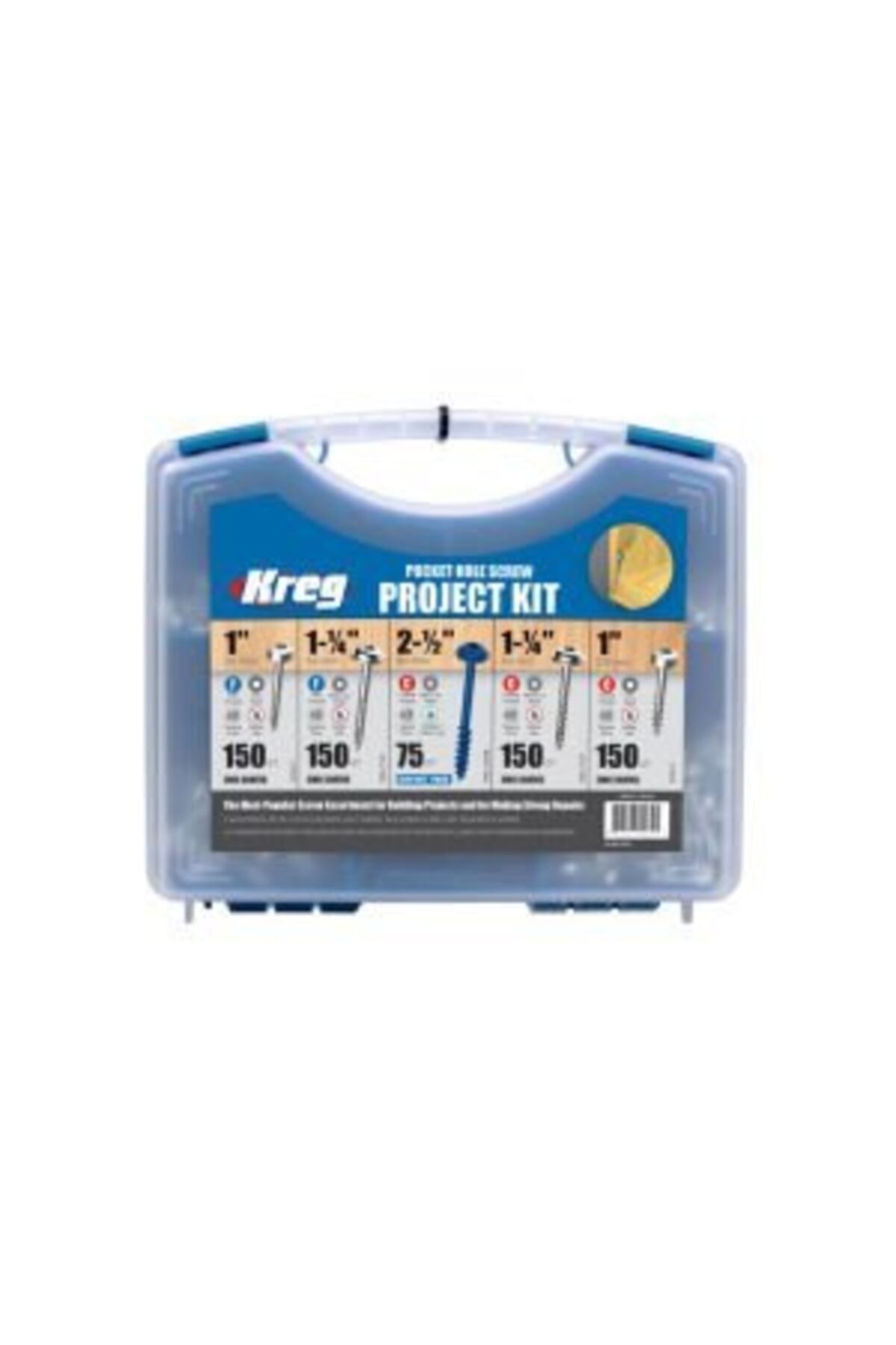 kreg Sk03 Ahşapta Açılı Delikler Için Vida Seti