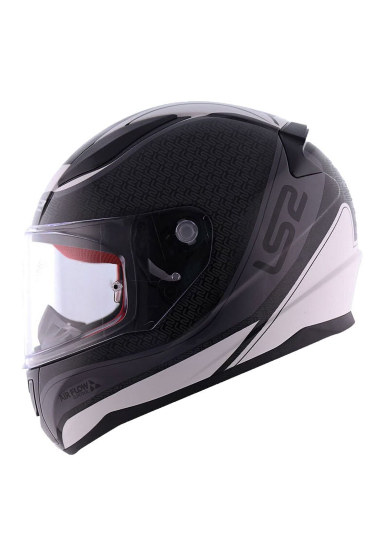 LS2 Rapıd Deeper Mat Beyaz-siyah Kask