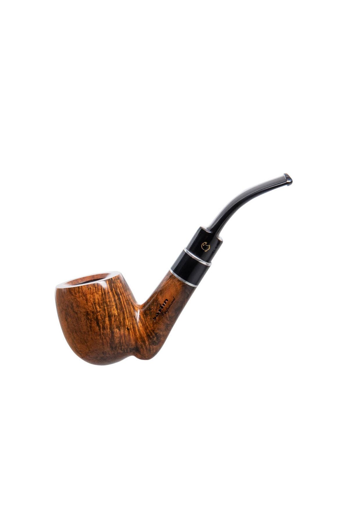 Şahin Professional Jumbo 9mm. Filtreli Ebonit Saplı Pipo