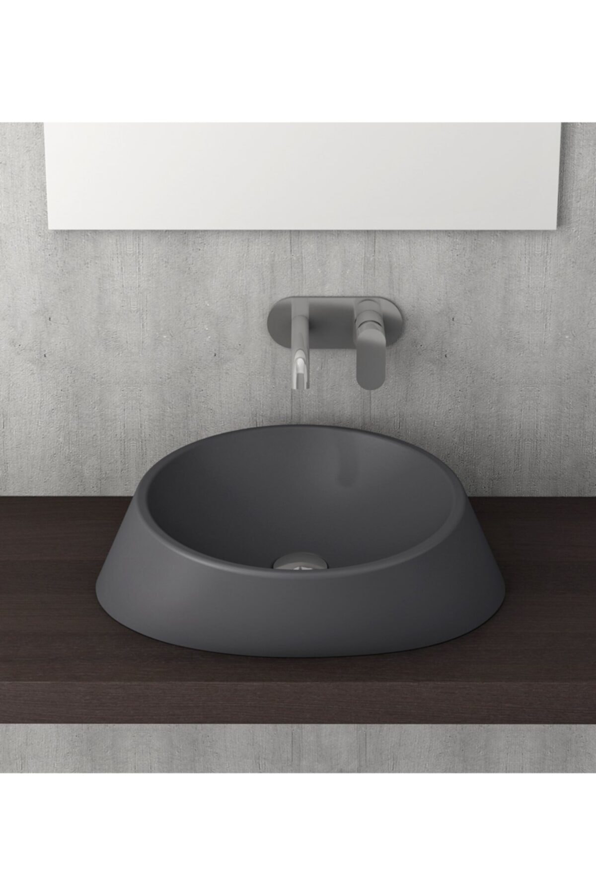 Bocchi Venezıa Çanak Lavabo 56 Cm - Mat Antrasit
