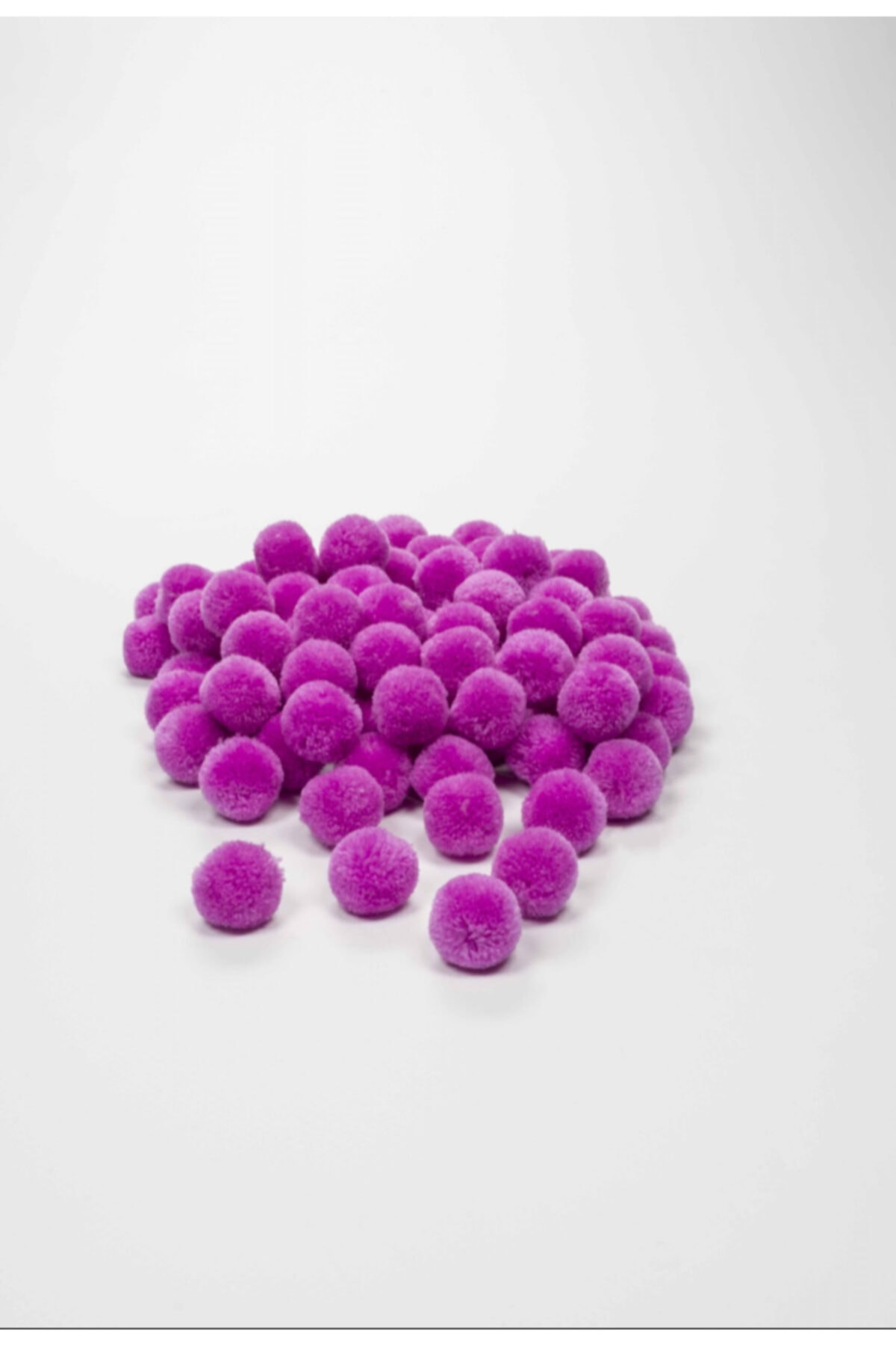 Yumuşakkeçe Ponpon Yün 20mm 100’lü Paket – Mor