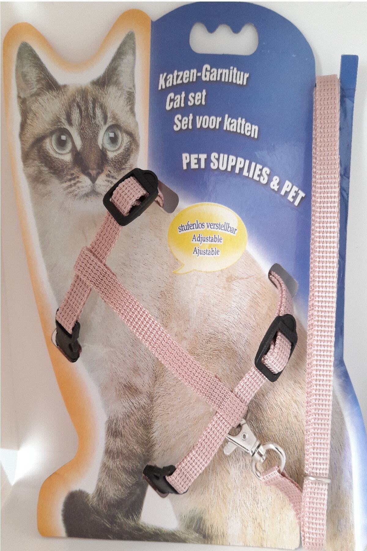 MUCA Kedi Göğüs Tasması Ve Gezdirme Seti