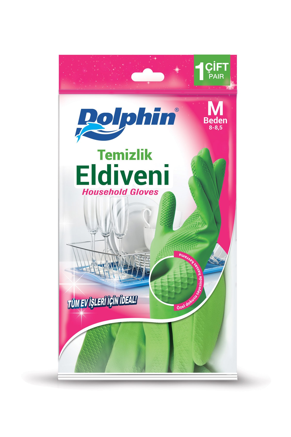 Dolphin Bulaşık Temizlik Iş Eldiveni