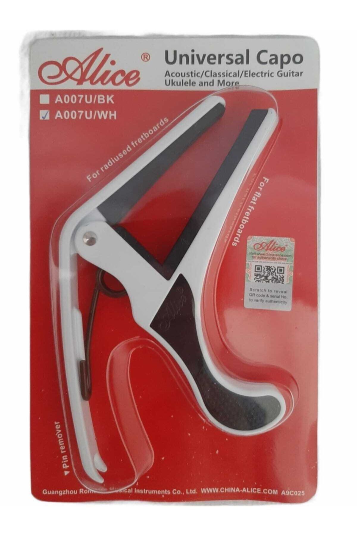Alice Universal Quickchange Aluminyum Gitar Kapo Akustik Klasik Elektrik Ukulele Saz Bağlama Ukulele