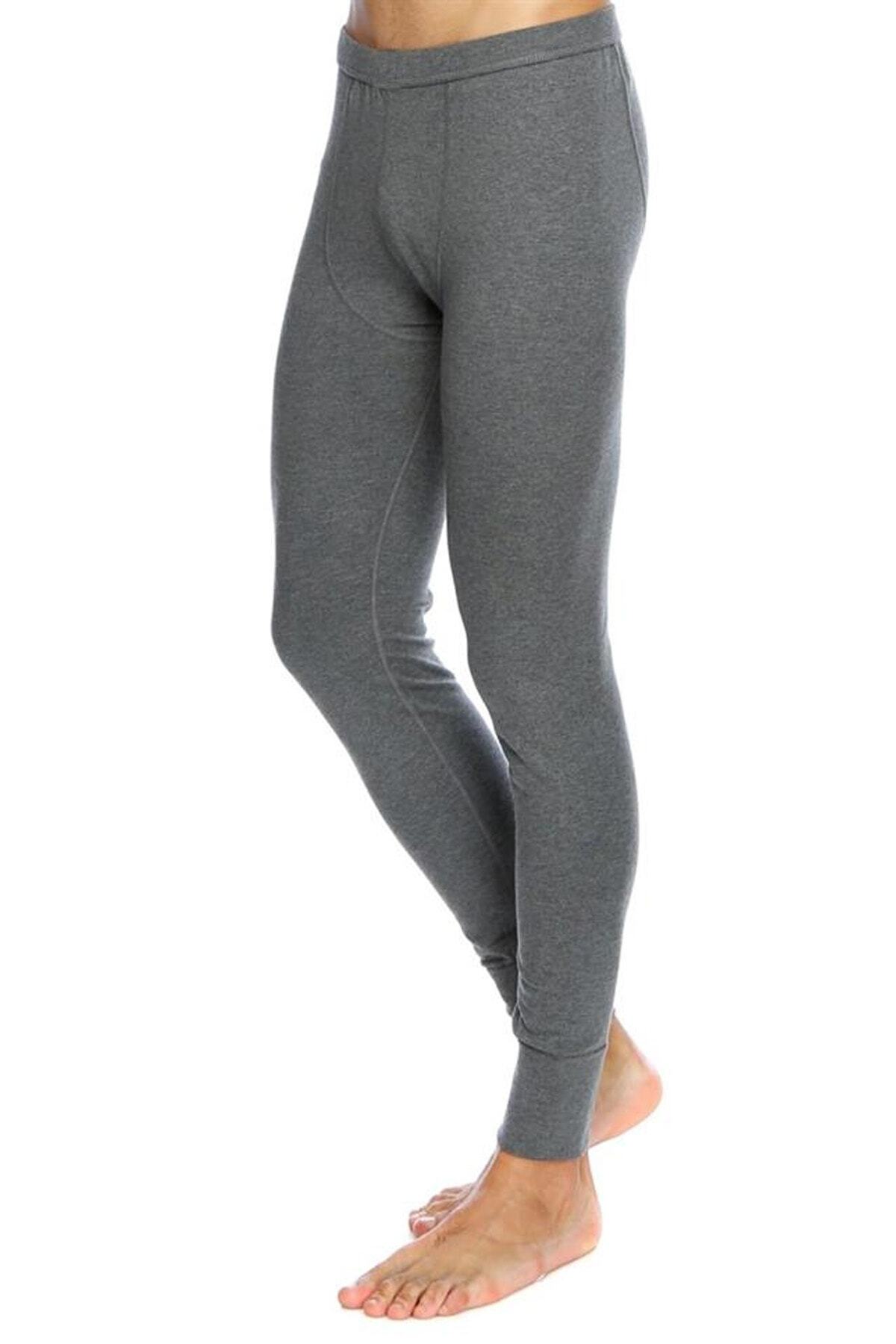 Belifanti Collection Unisex Termal Şardonlu Kışlık Tayt Füme