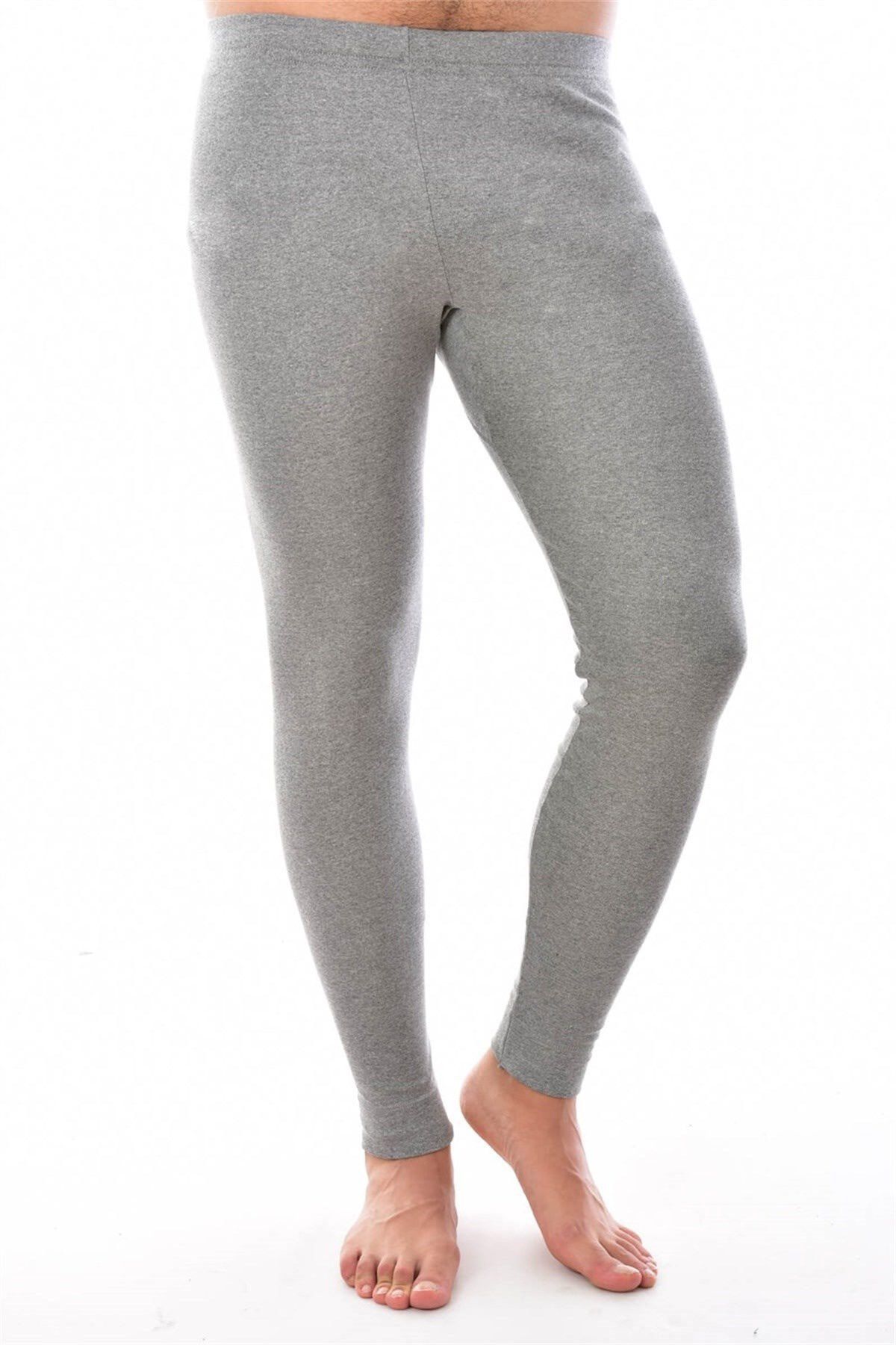 Belifanti Collection Unisex Termal Şardonlu Kışlık Tayt Gri