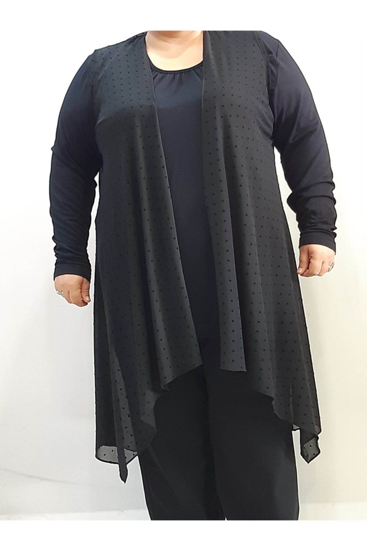 Mertcan Butik Puantiyeli Salaş Tül Yelek