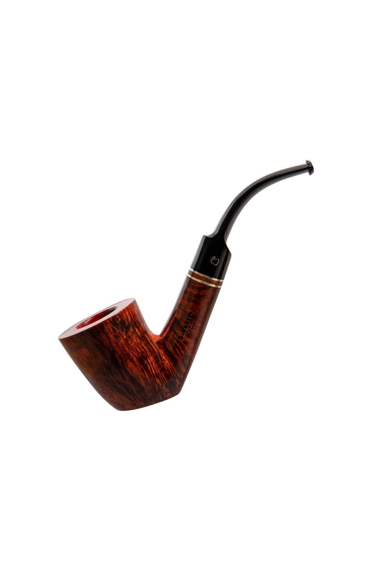Şahin Professional 338 9mm. Filtreli Ebonit Saplı Pipo