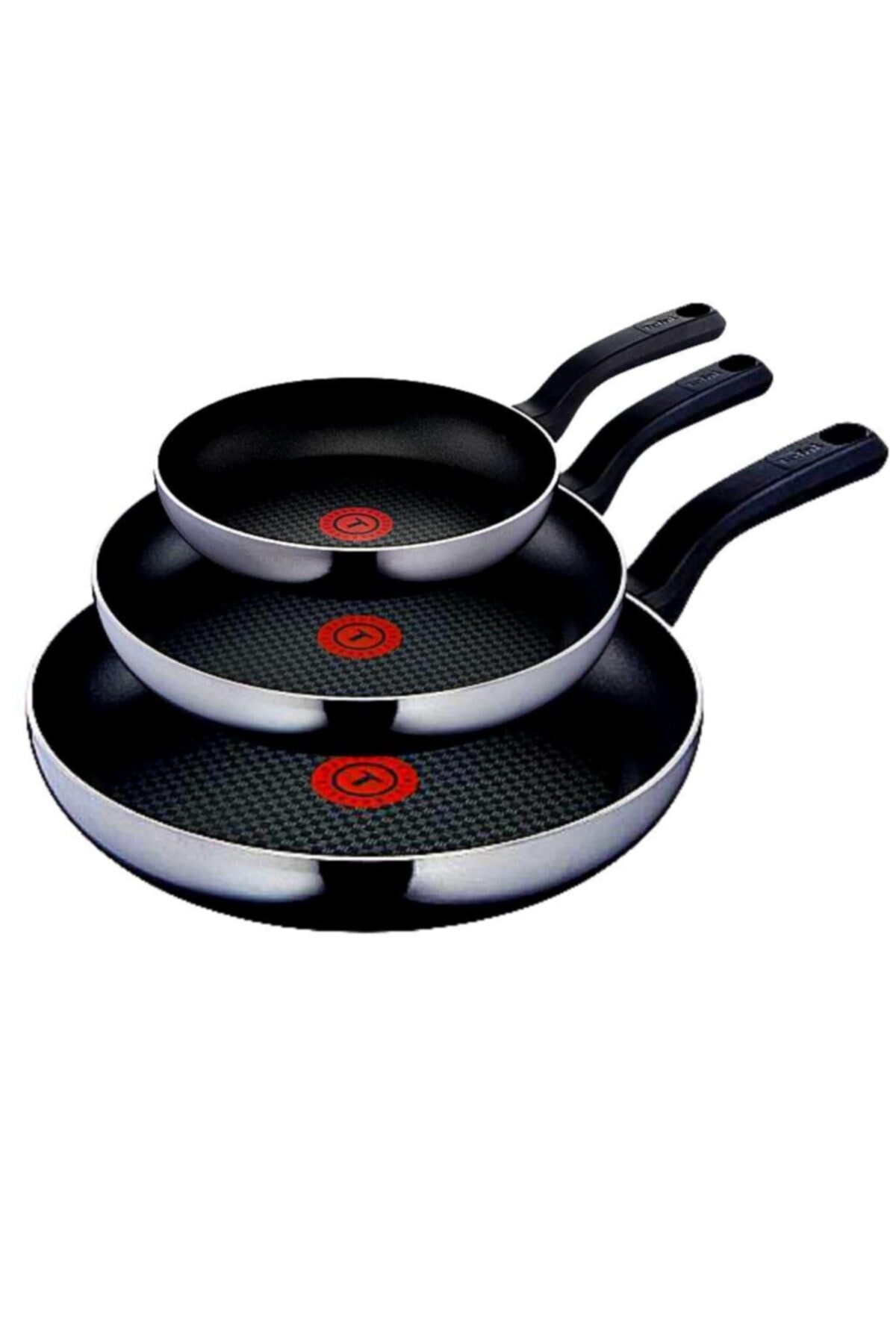 TEFAL Titanium Resist Tava 20+26+28cm 3lü Tava Seti