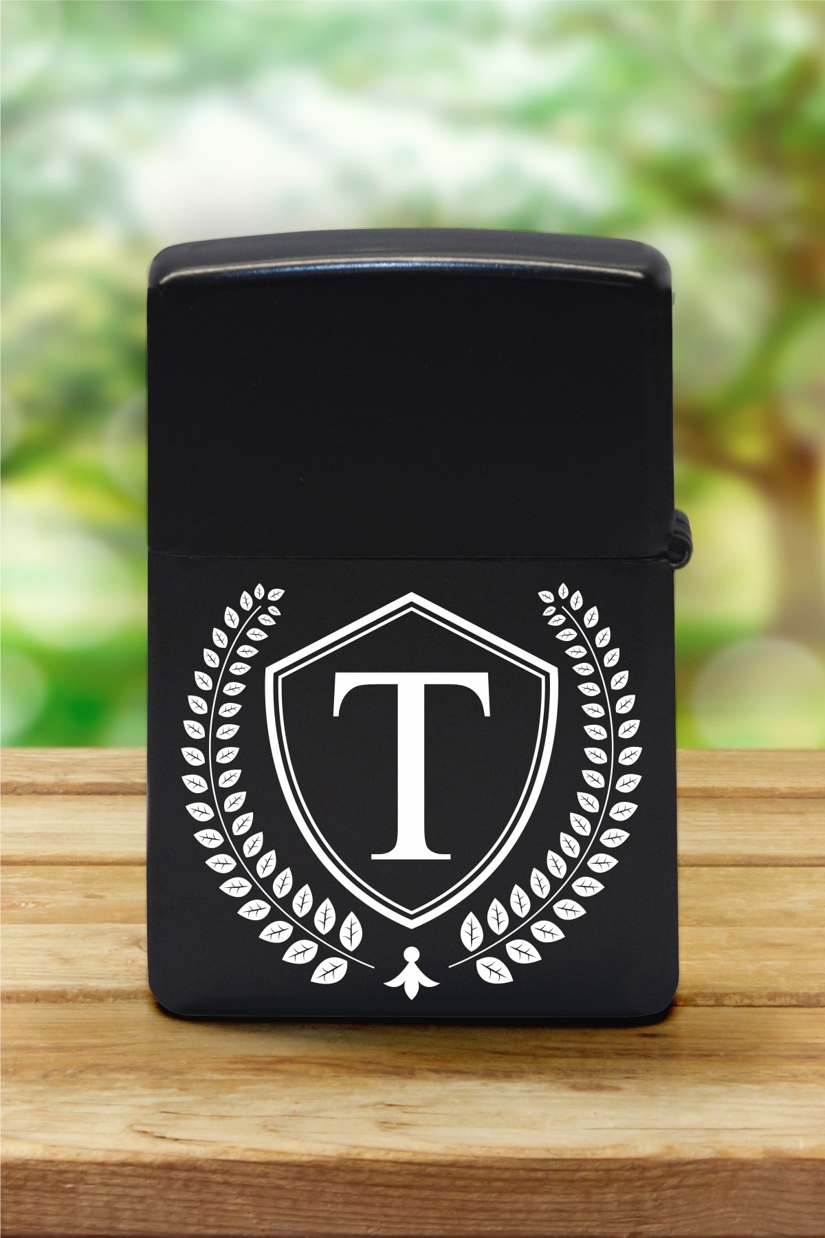 Milyardabir T Harfli Benzinli Hediyelik Çakmak Siyah