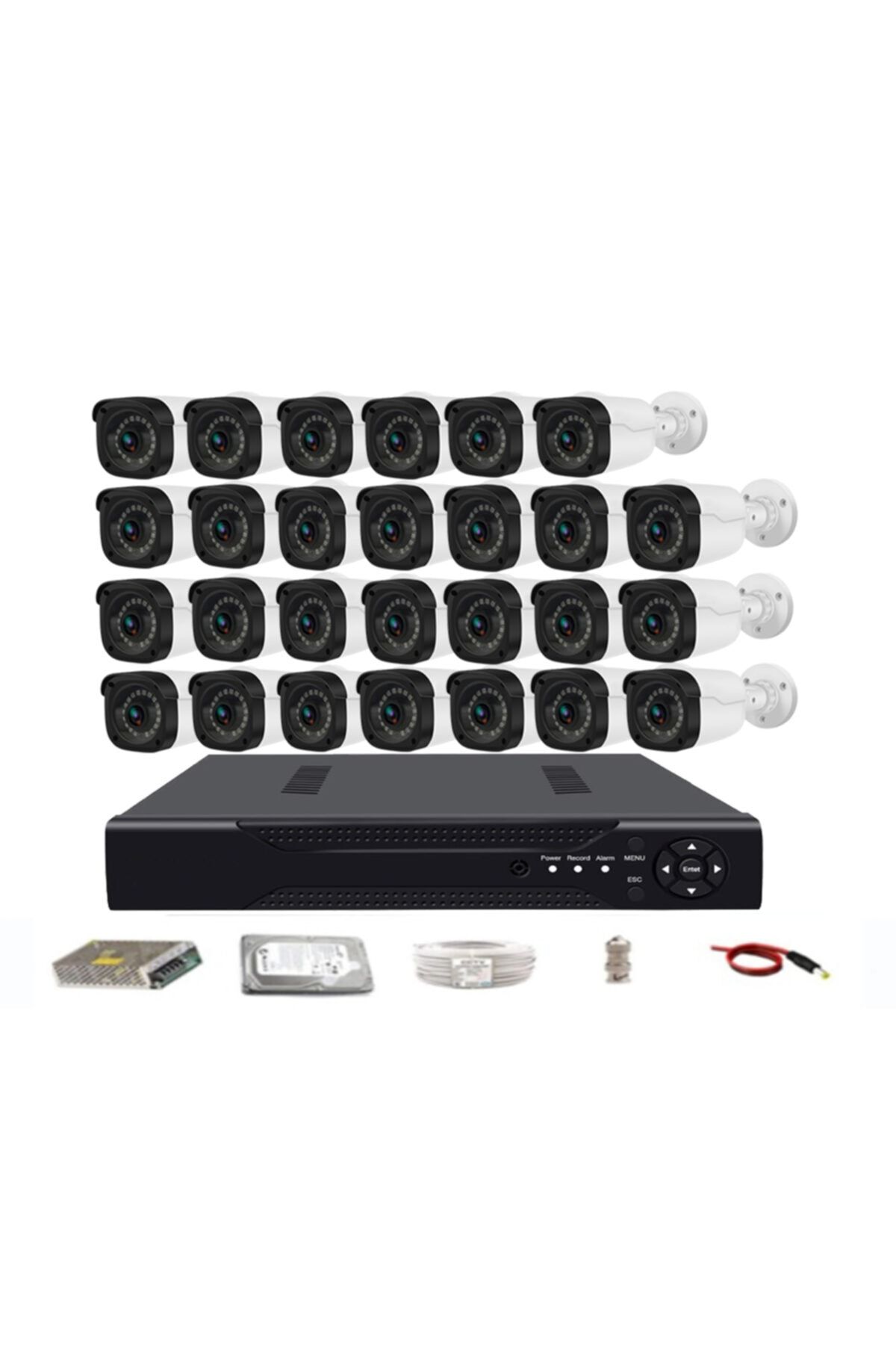 YILDIRIMGROUP 27'li 5mp Sony Lensli+h265 Kayıt Cihazı Full Paket