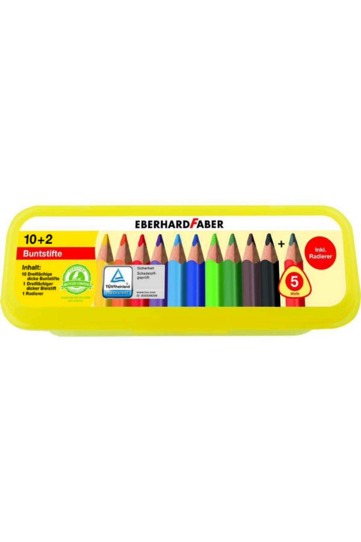 Eberhard Faber Jumbo Kuruboya Set 5mm 10+2 Parça