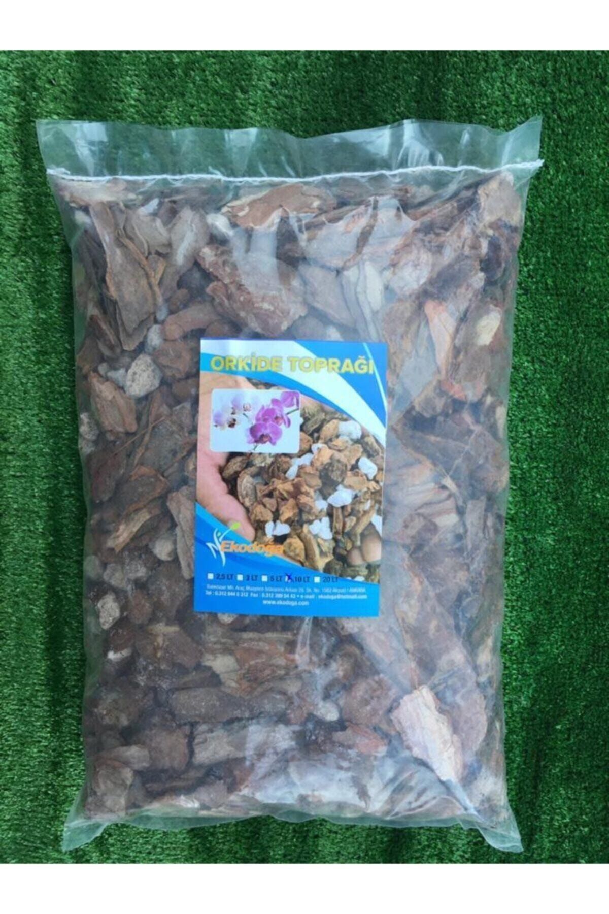 Ekodoğa Orkide Toprağı 10 Lt Özel Orkide Toprağı 4 Karışım Toprak Çam Kabuğu Kil Bilyesi Cocopeat Torf