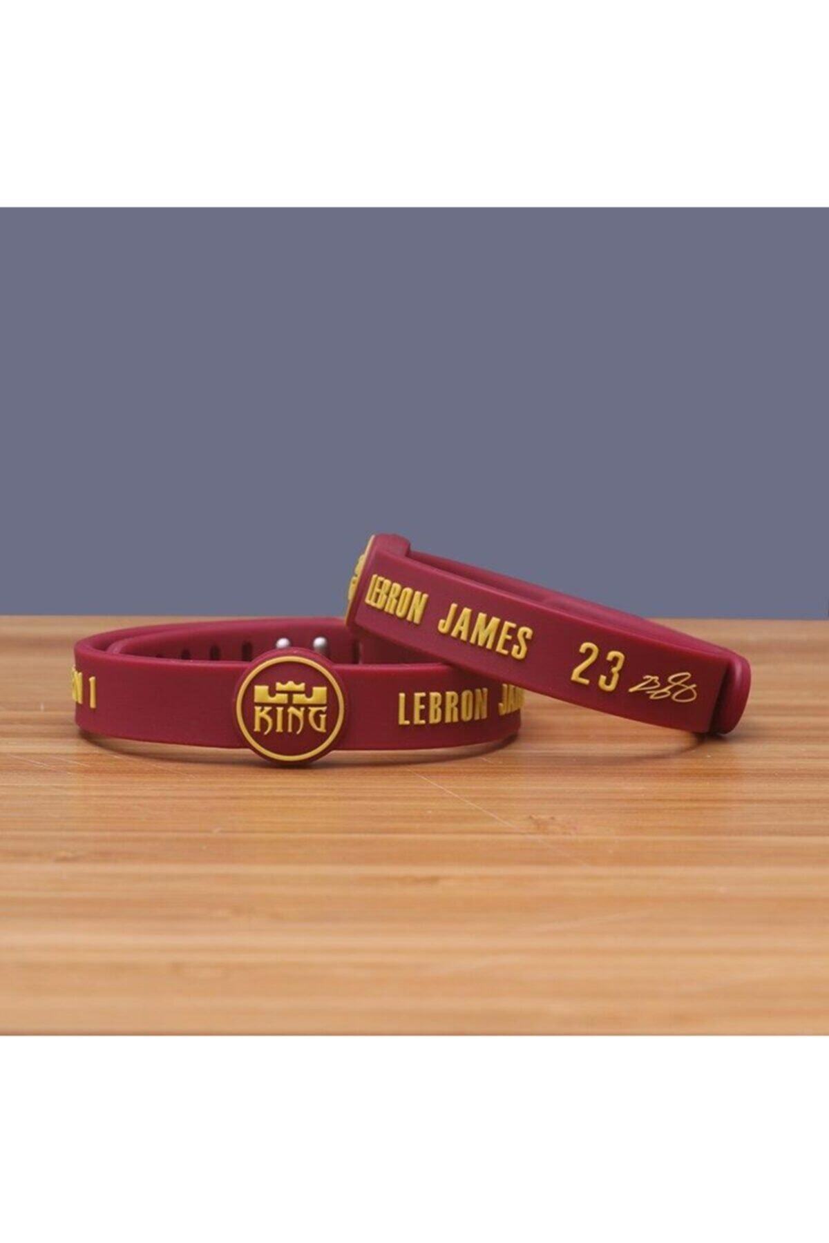 PurpleJam Lebron James Bordo Ayarlanabilir Basketbol Bileklik