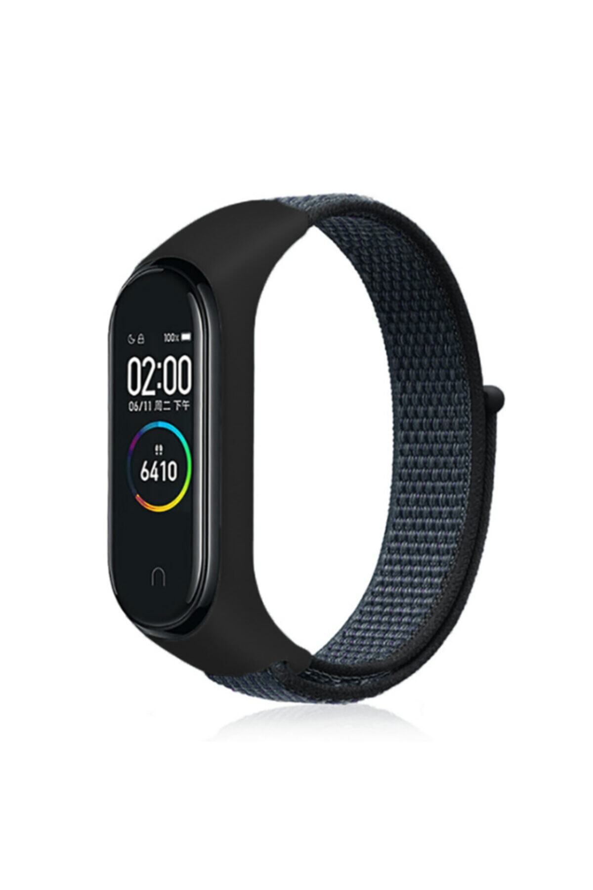 noktaks Xiaomi Mi Band 4  Uyumlu Krd-03 Hasır Kordon Akıllı Saat Kordonu