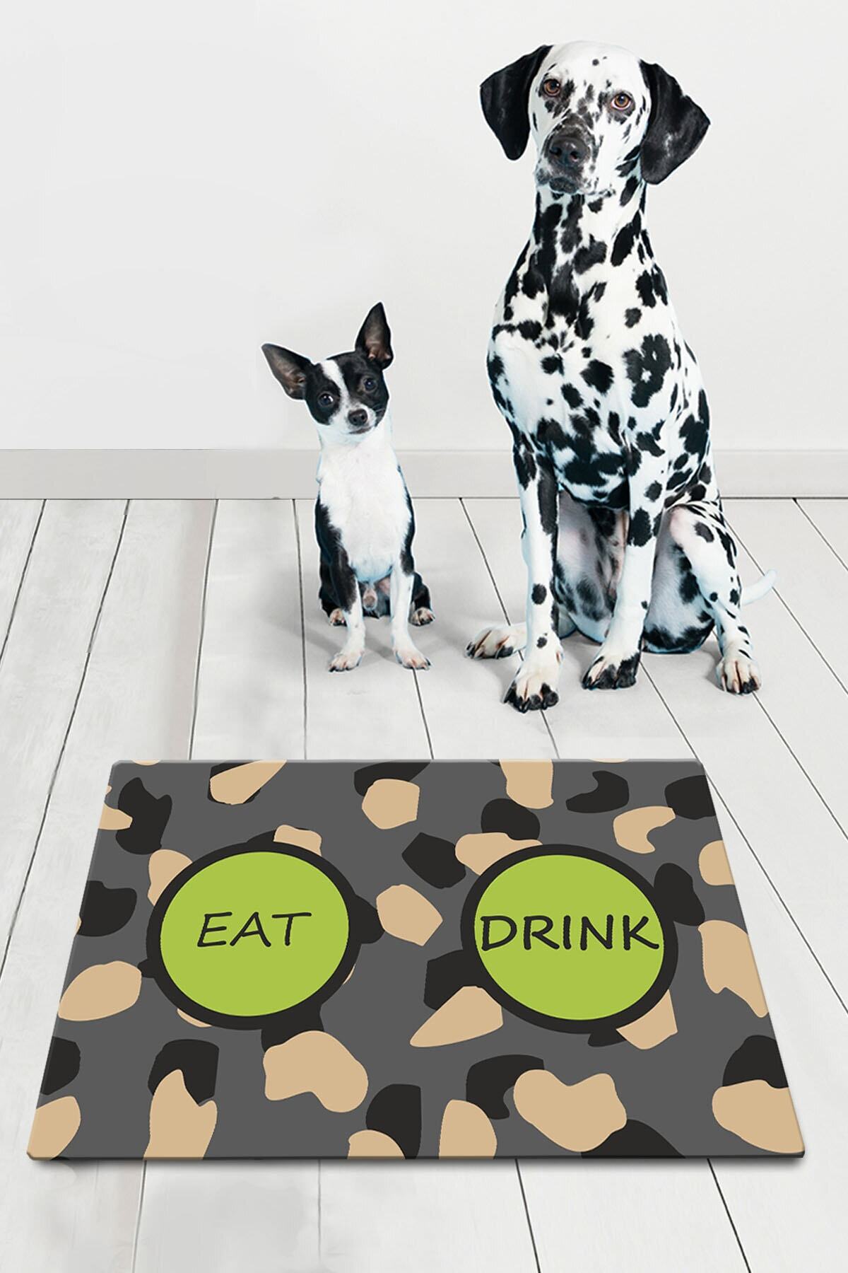 Chilai Home Pvc Particule Kedi Köpek Mama Paspası