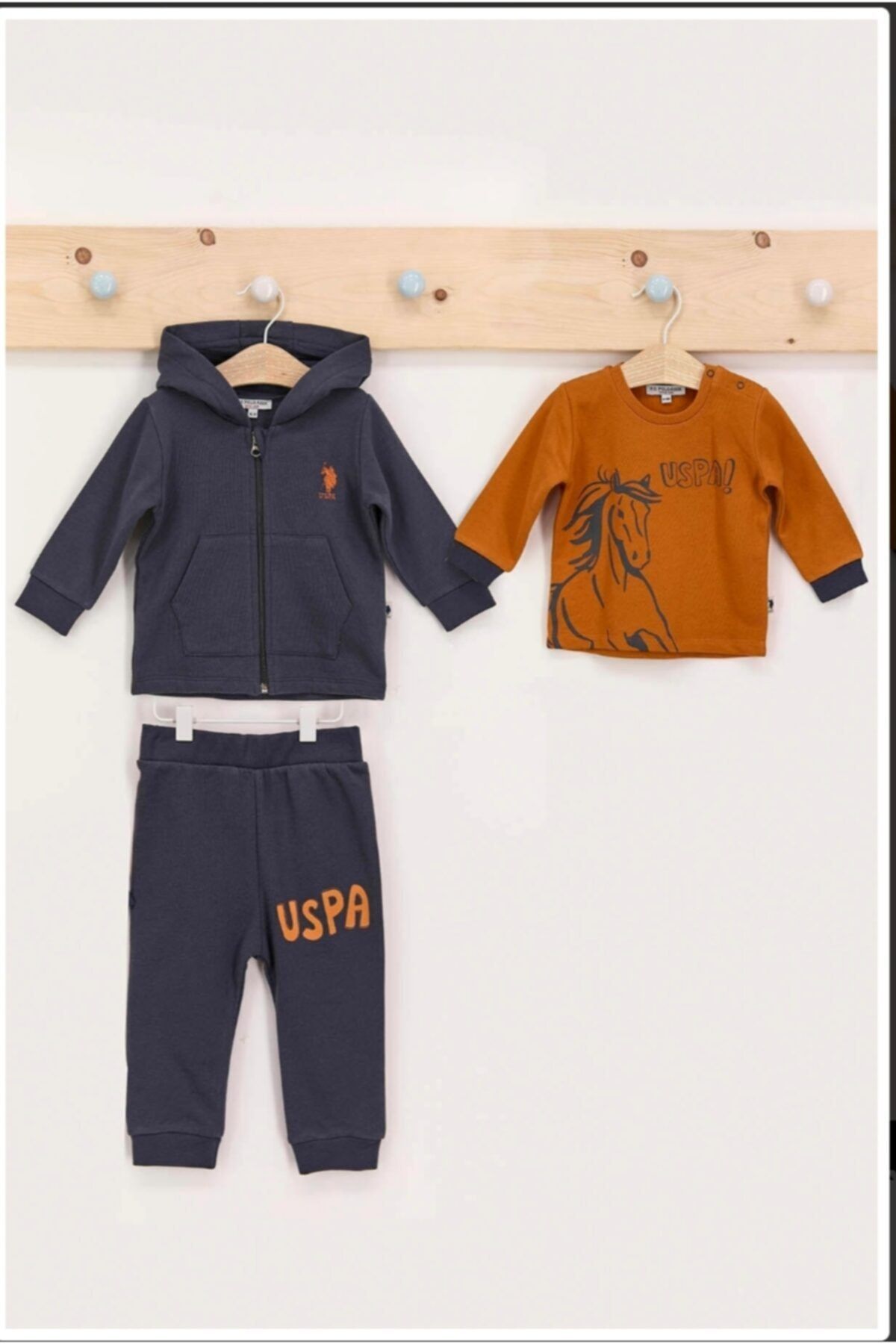 U.S. Polo Assn. U.s.polo.assn Antrasit Erkek Bebek 3'eşofman Takımı