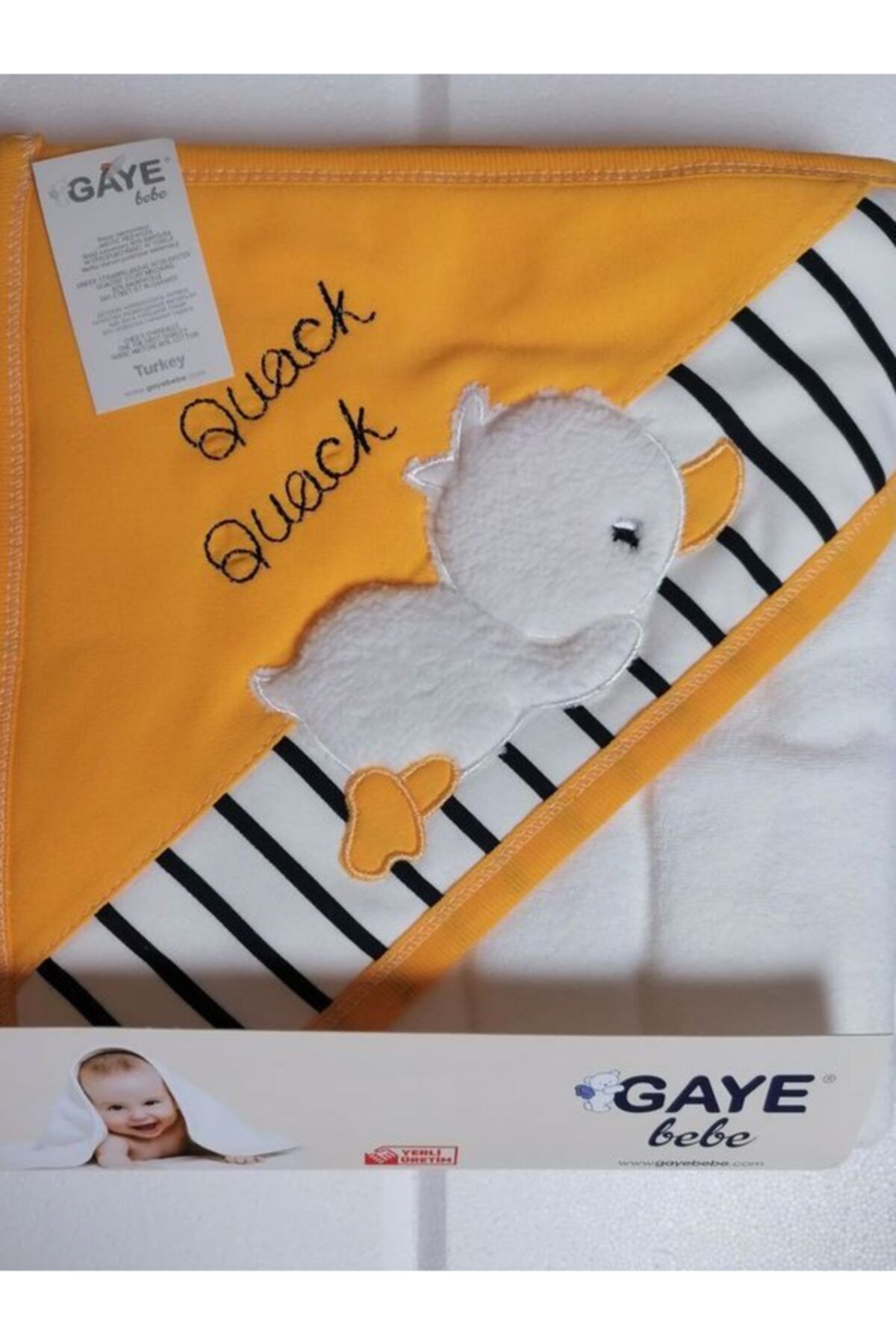 Gaye Bebe K Ördek Figürlü Havlu