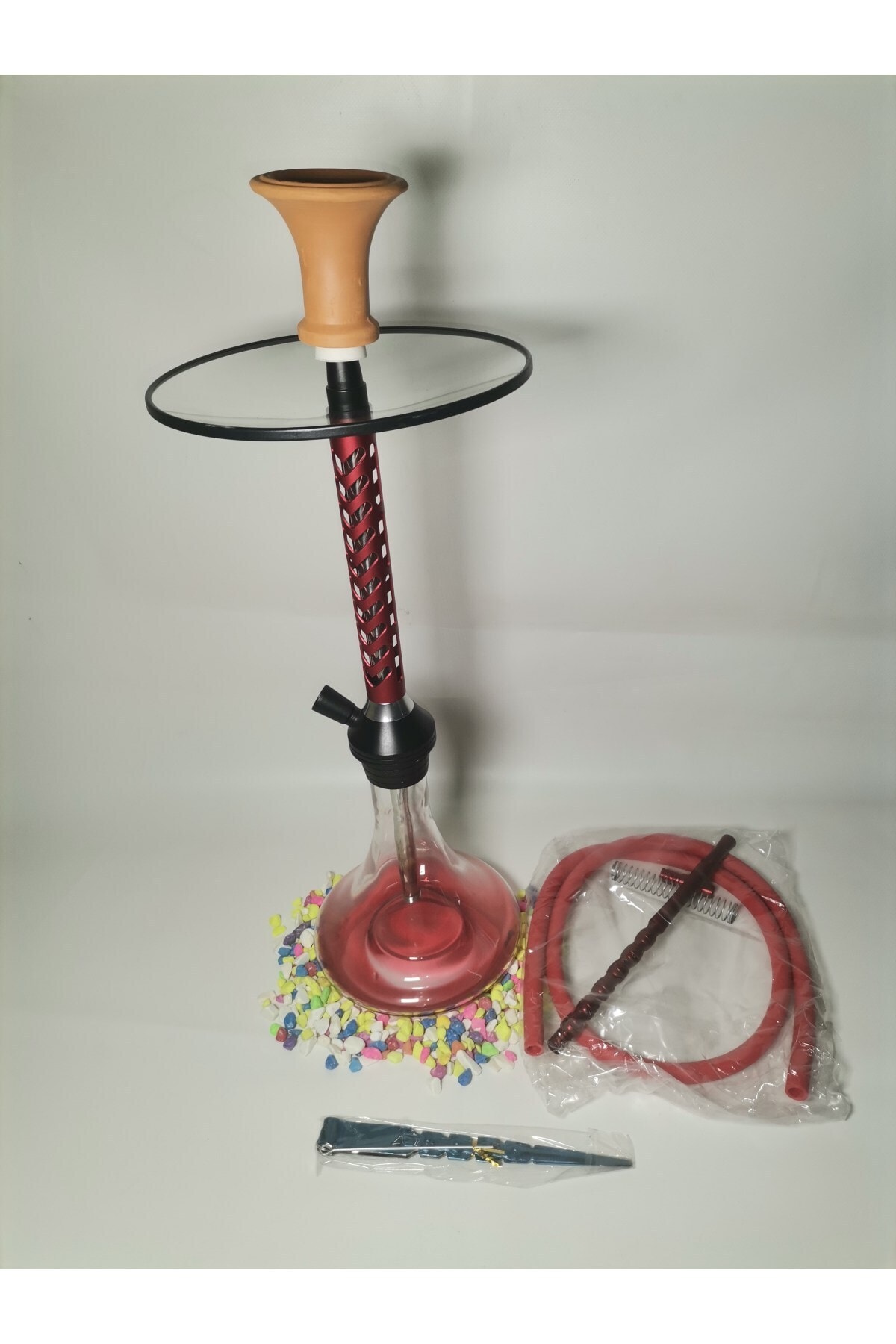 WolfHookah Wolf Premium Kırmızı Nargile Takımı