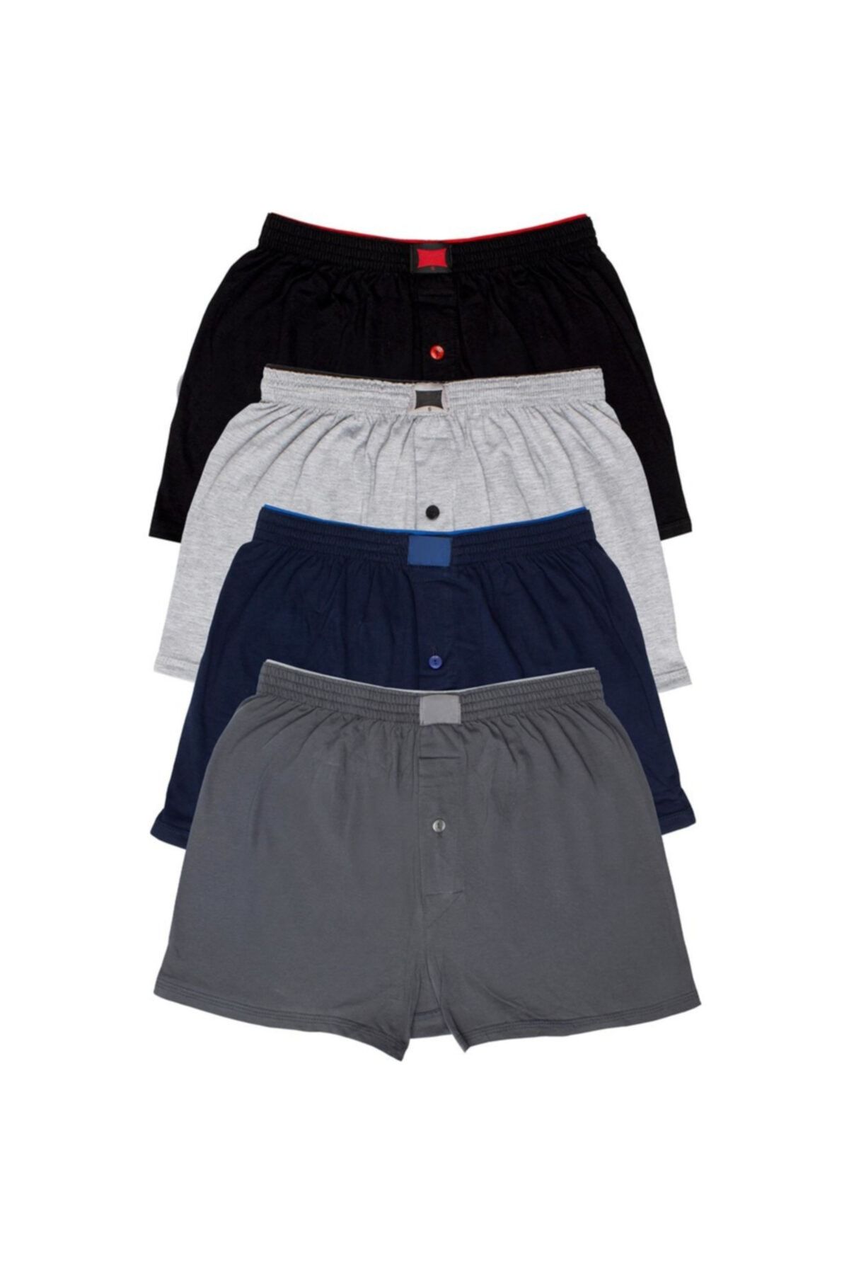 CHC Chocho Erkek Karışık Renk 4'lü Paket Boxer