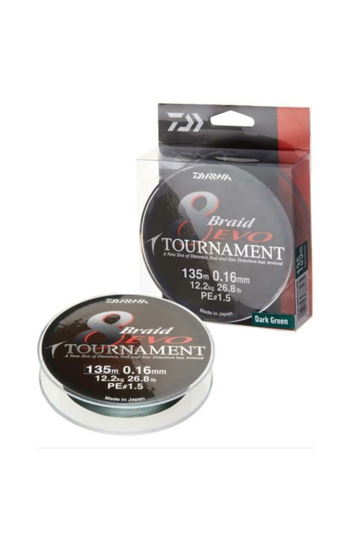 DAIWA Tournament 8b Evo Dg 135m Dark Green Ip Misina